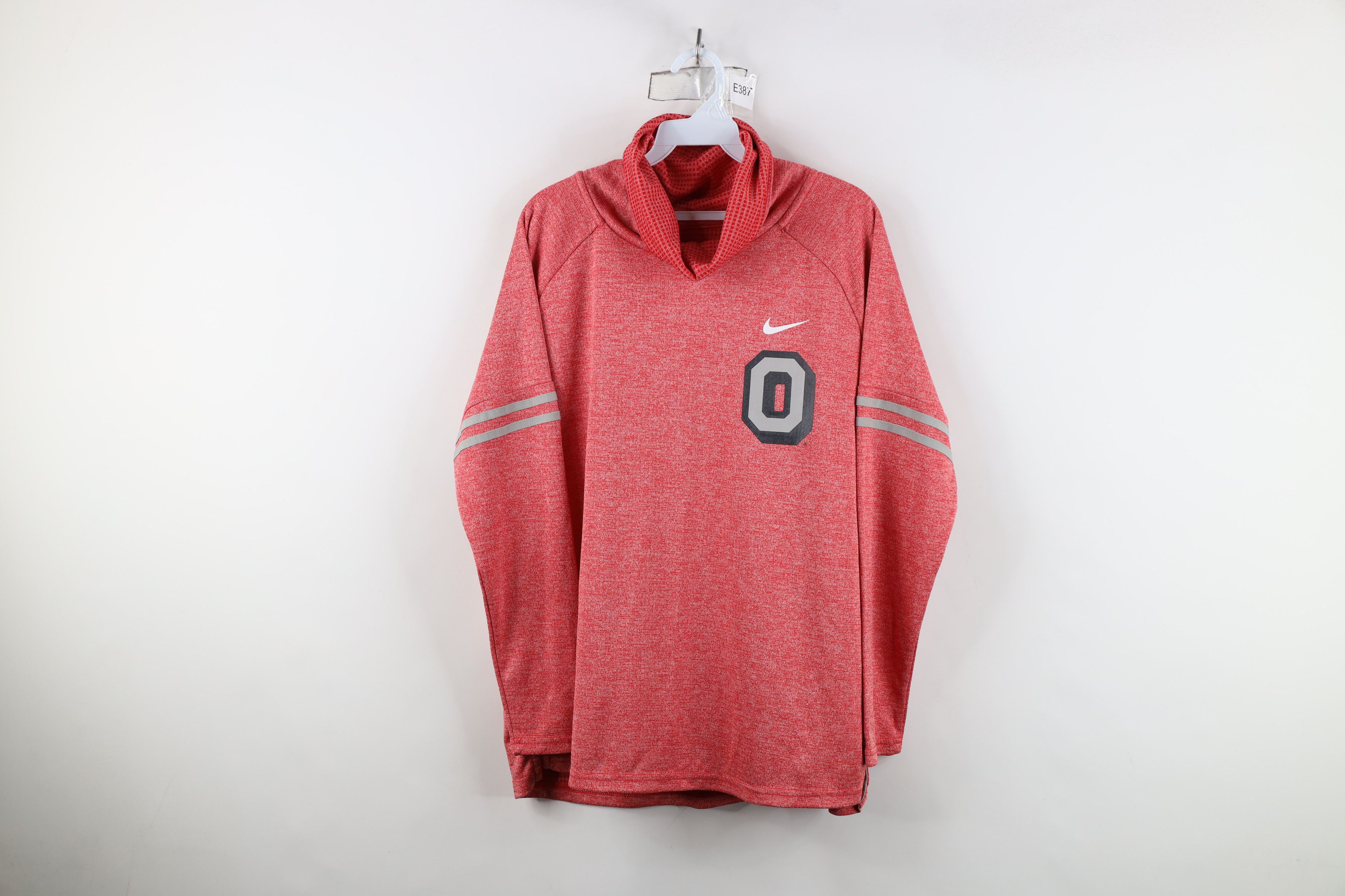 Nike Nike Fleece Lined Funnel Neck Ohio State University Sweater Size L / US 10 / IT 46 - 1 Thumbnail