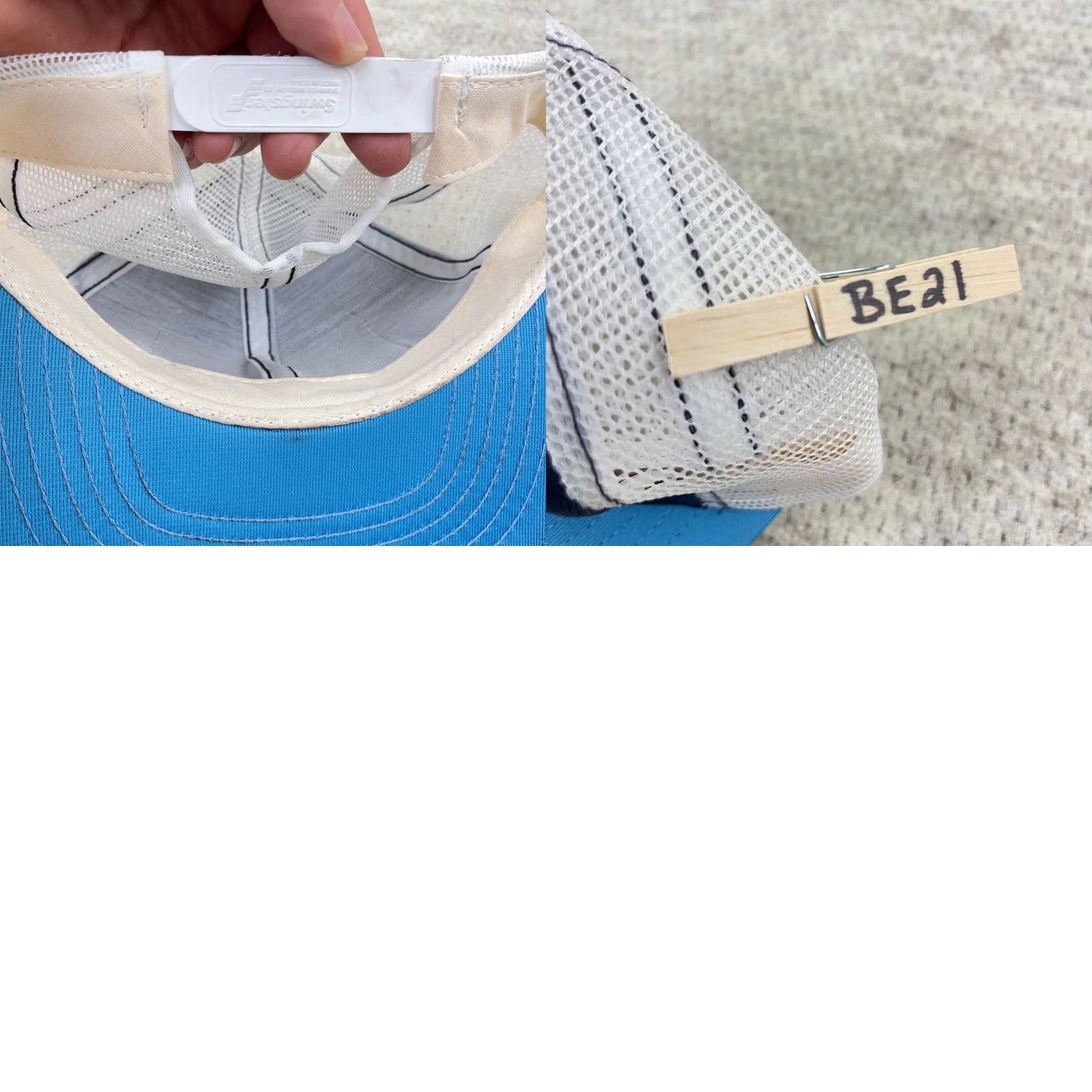 Vintage VINTAGE Swingster Trucker Hat Cap Snapback USA 80s Clipper Pirate Ship Boat Men One Size Blue Cotton Twill Adjustable Size ONE SIZE - 8 Thumbnail