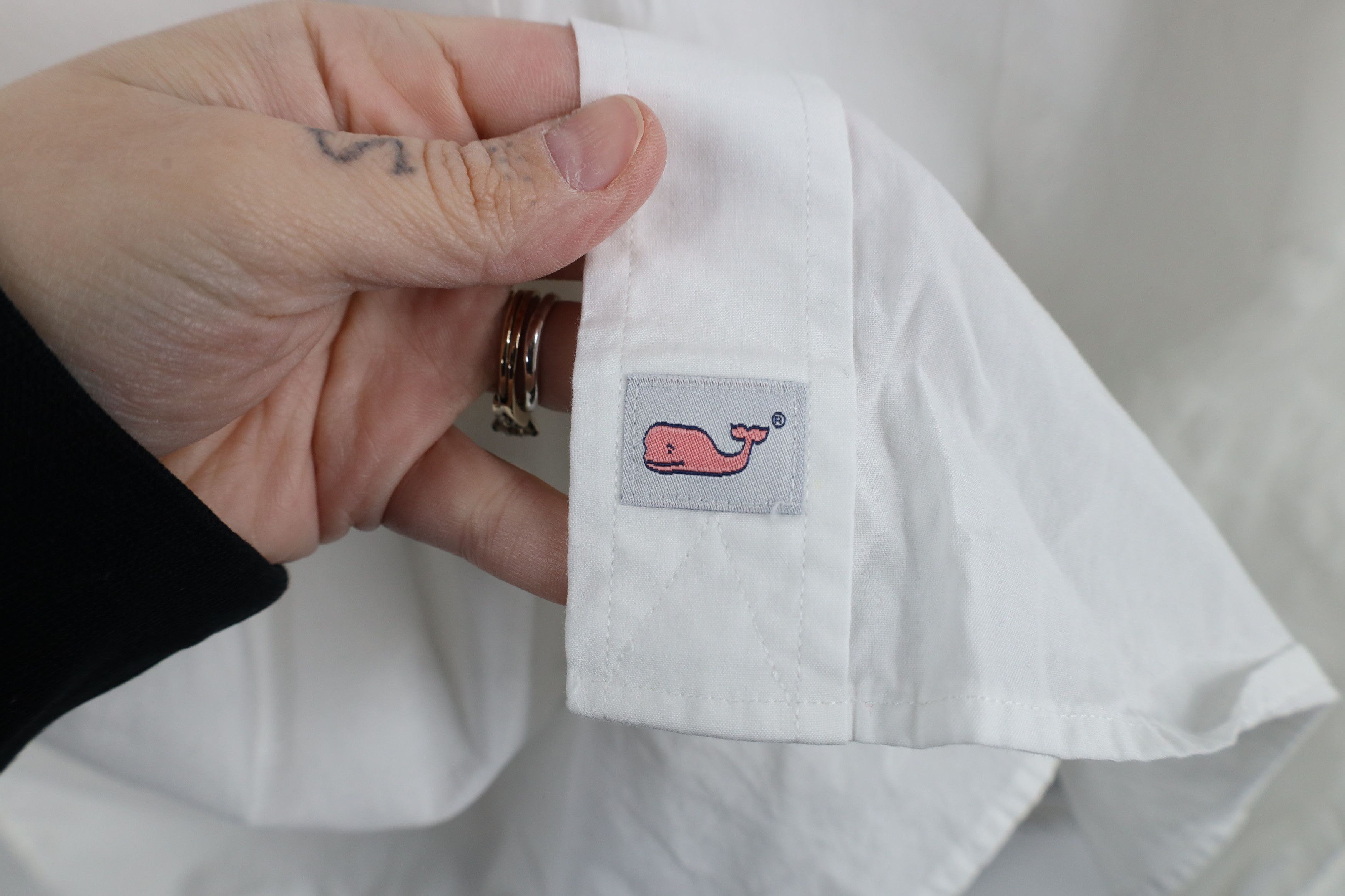 Vineyard Vines × Vintage Vineyard Vines Collared Button Down Shirt White Cotton Size US L / EU 52-54 / 3 - 4 Thumbnail