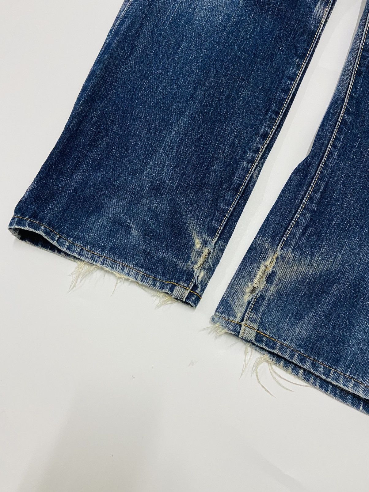 Edwin Vintage Edwin 505XX Orange Tag Selvedge Distressed Size US 32 / EU 48 - 9 Thumbnail