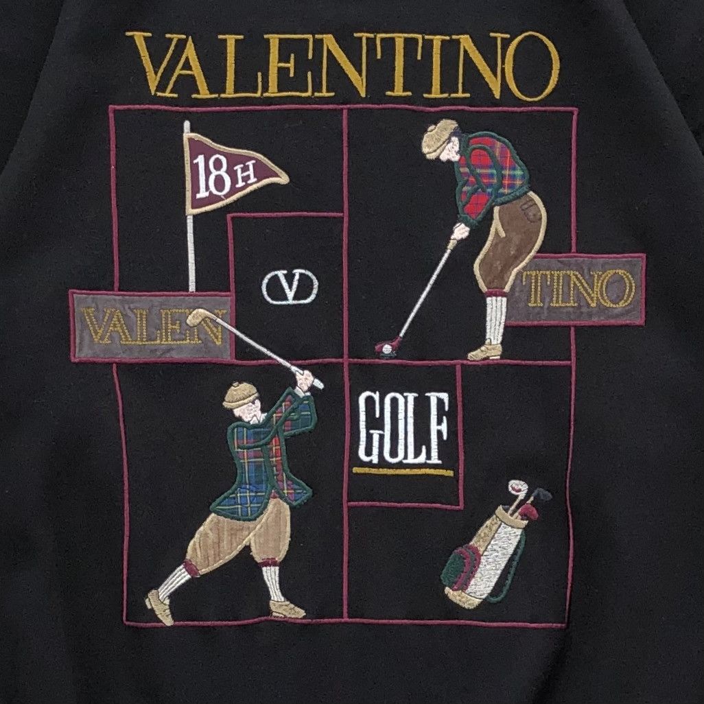 Valentino Vintage Valentino Golf Embroidery Logo Crewneck Sweatshirt Size US M / EU 48-50 / 2 - 3 Thumbnail