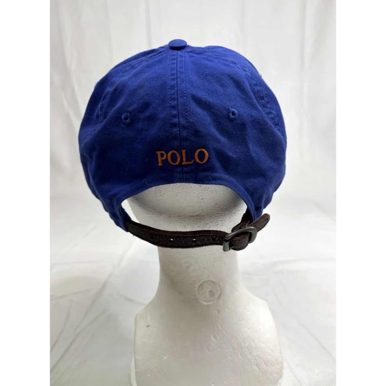 Polo Ralph Lauren Polo Ralph Lauren Hat Cap Blue Leather Strap Back Pony Embroidered Logo Dad Casual Mens Size US M / EU 48-50 / 2 - 5 Thumbnail