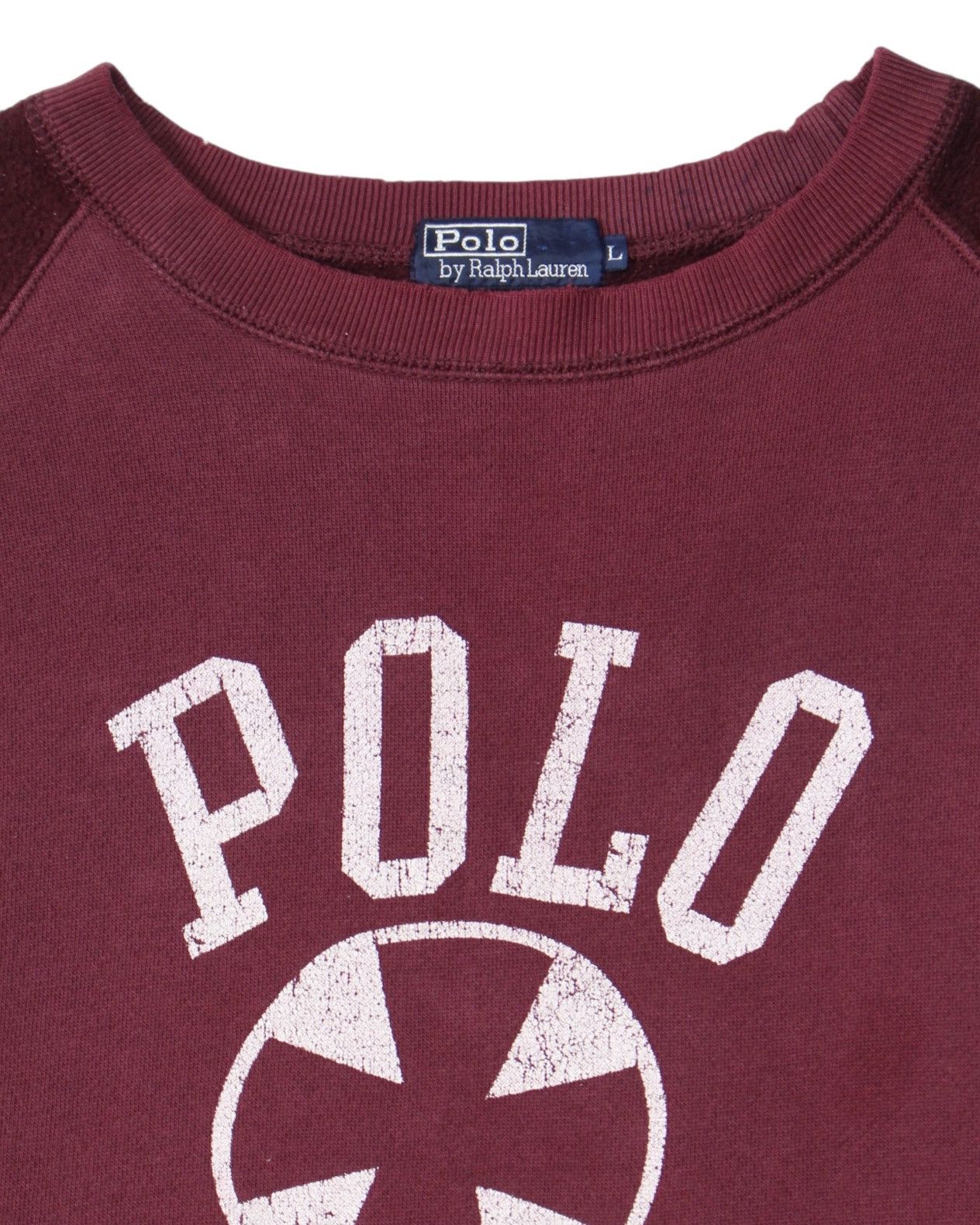 Polo Ralph Lauren 1990S POLO RALPH LAUREN “POLO N.Y.C.” RAGLAN SWEATSHIRT Size US L / EU 52-54 / 3 - 2 Thumbnail