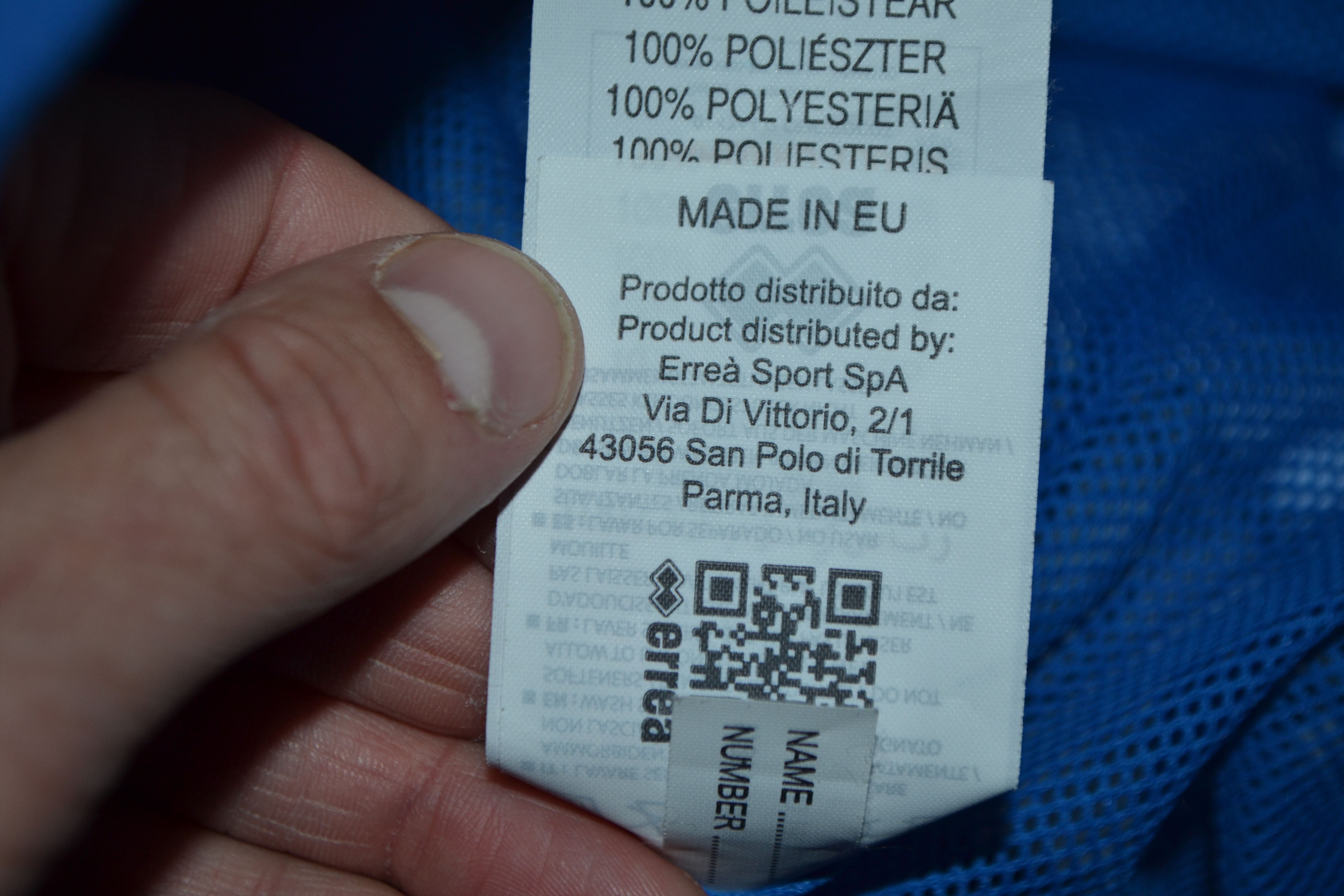 Errea AFC Rochdale Rain Training Track Jacket Soccer Coat Size US S / EU 44-46 / 1 - 8 Thumbnail