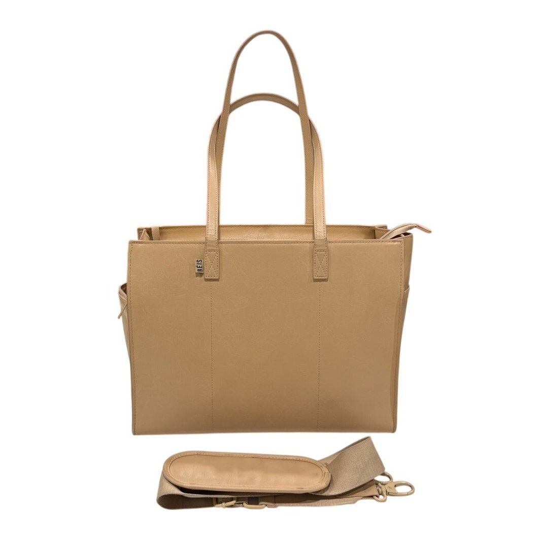 Other BEIS Beige Work Vegan Leather Tote Bag Size ONE SIZE - 6 Thumbnail