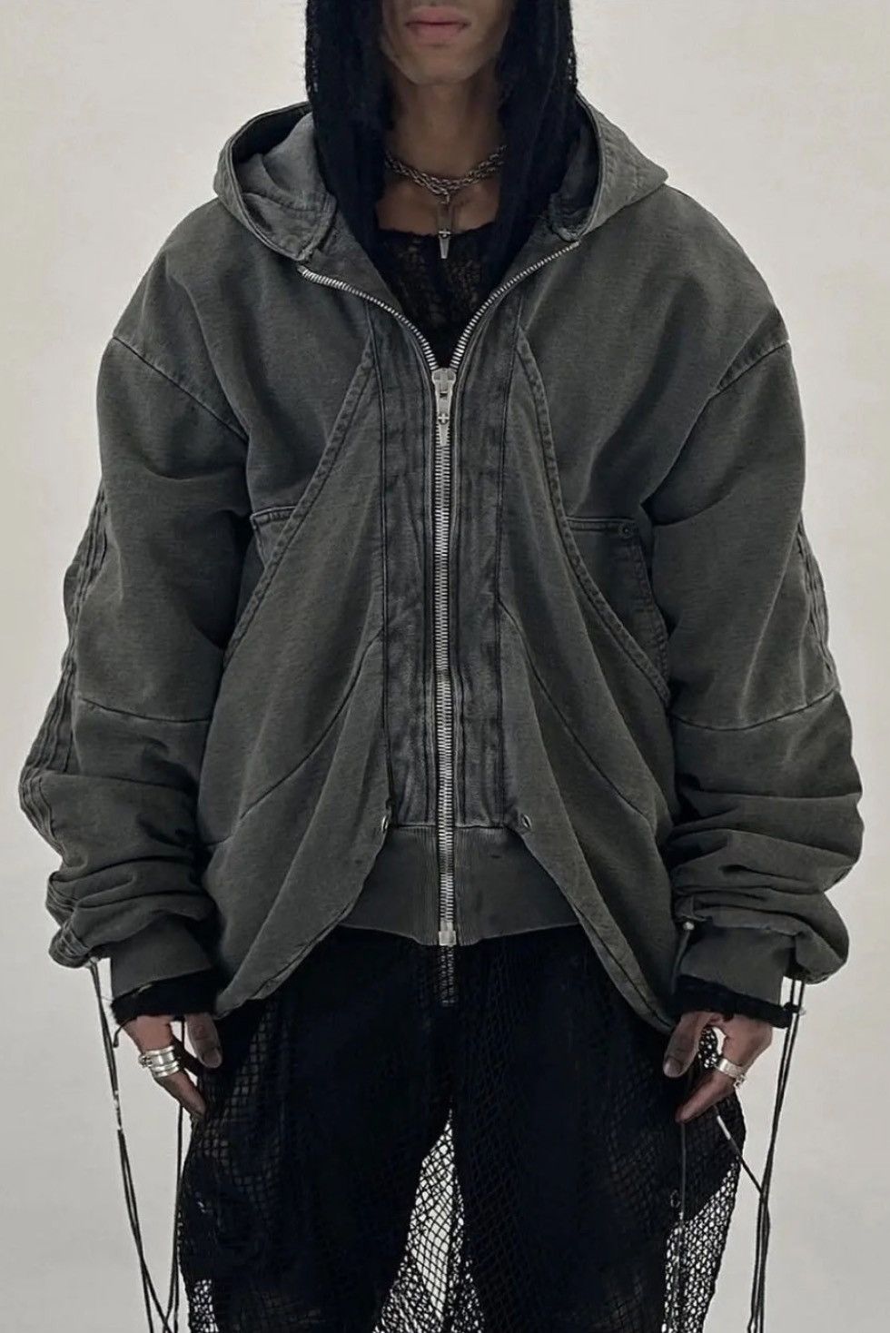 SHINE LUXURY Shine Luxury glolucidia cargo hoodie Size US L / EU 52-54 / 3 - 7 Thumbnail