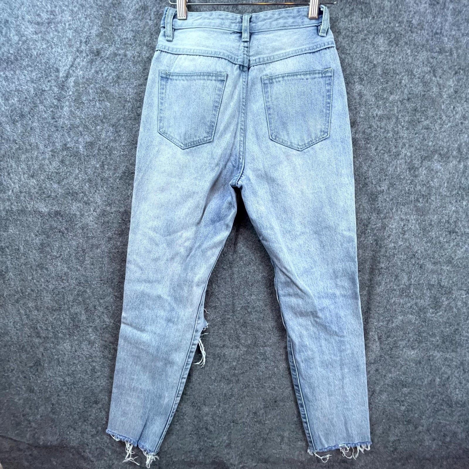 superdown Superdown Jeans Womens 25 Blue Denim Fray Ripped Knee Size 25" / US 0 / IT 36 - 2 Thumbnail