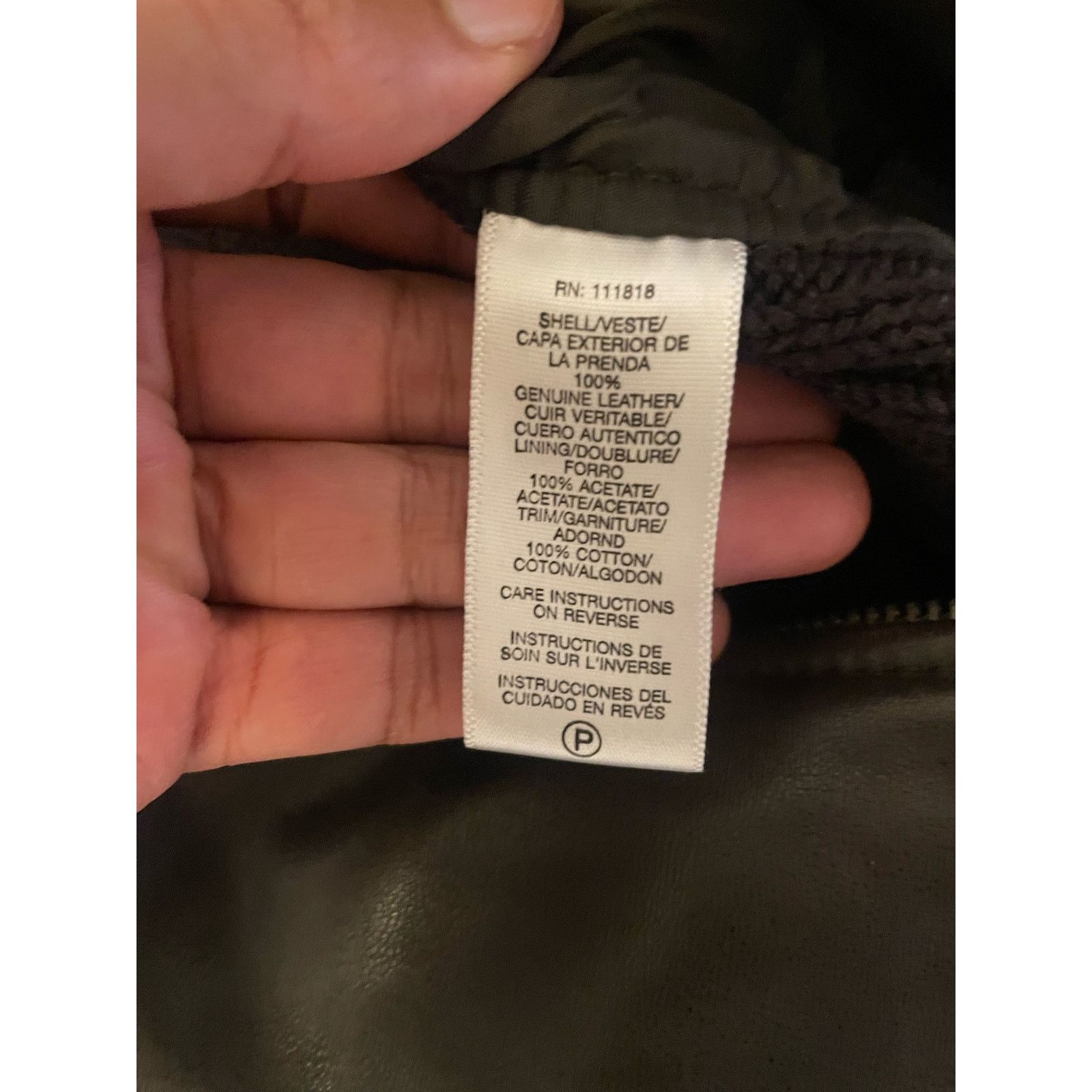 Michael Kors Michael Kors - Leather Front Ribbed Jacket / size L / Brown Size L / US 10 / IT 46 - 5 Thumbnail