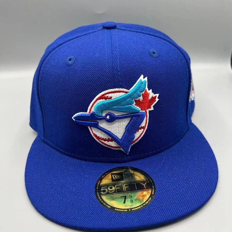 New Era Toronto Blue Jays Hat Men 7 5/8 59Fifty New Era Fitted Cap Size ONE SIZE - 2 Thumbnail