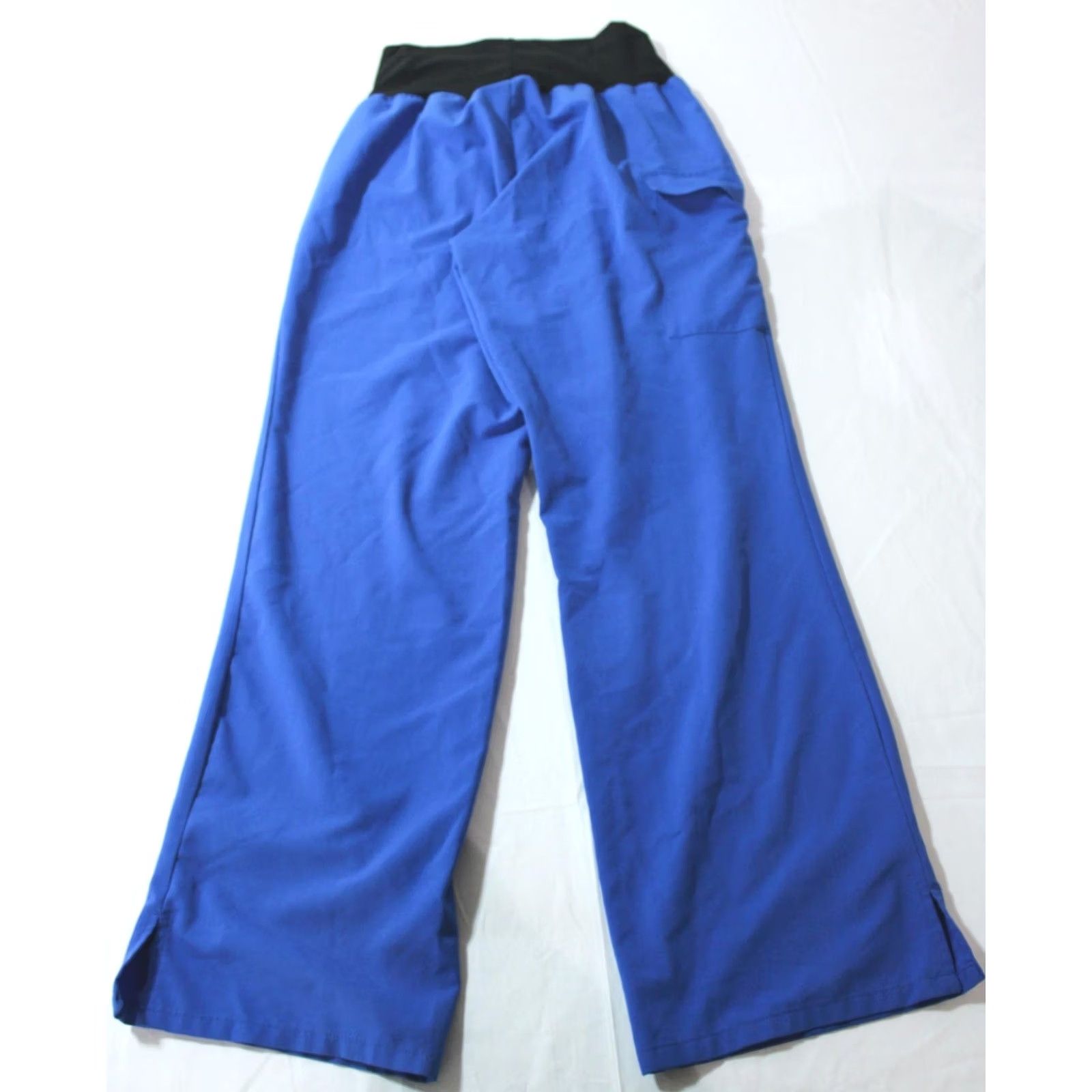Vintage Medline Women's Ocean Ave Cargo Scrub Pants CL8 Blue Small Size 28" / US 6 / IT 42 - 4 Thumbnail