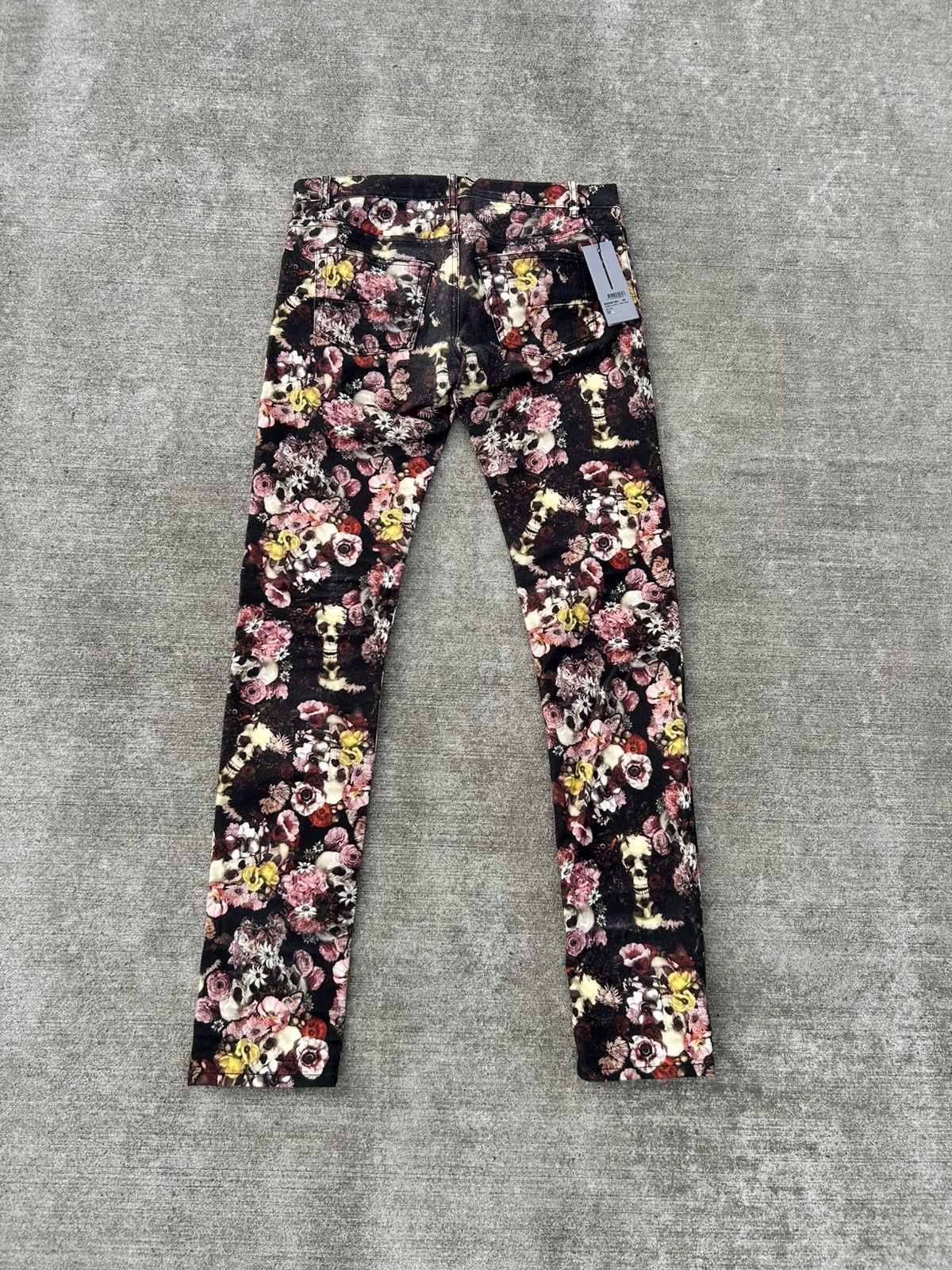 Dior Dior homme 2017 toru kamei skull flower denim. Size US 32 / EU 48 - 1 Thumbnail