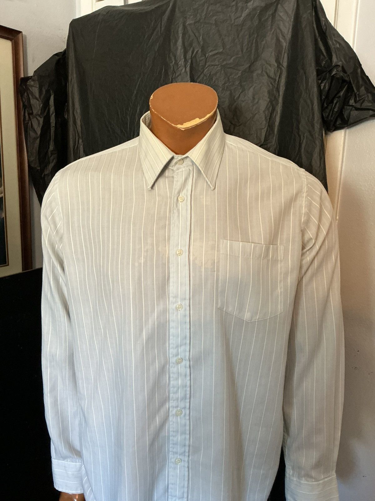 Yves Saint Laurent Vintage 80s YSL Yves Saint Laurent Striped Button Shirt Size US S / EU 44-46 / 1 - 11 Thumbnail