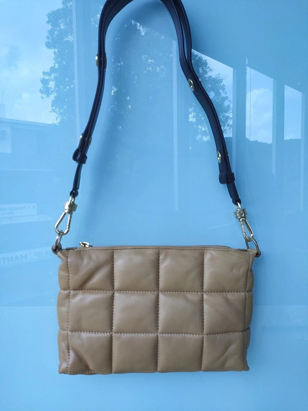 Allsaints ALLSAINTS Eve Leather Quilted Crossbody Bag FTP - 8020 Size ONE SIZE - 1 Thumbnail