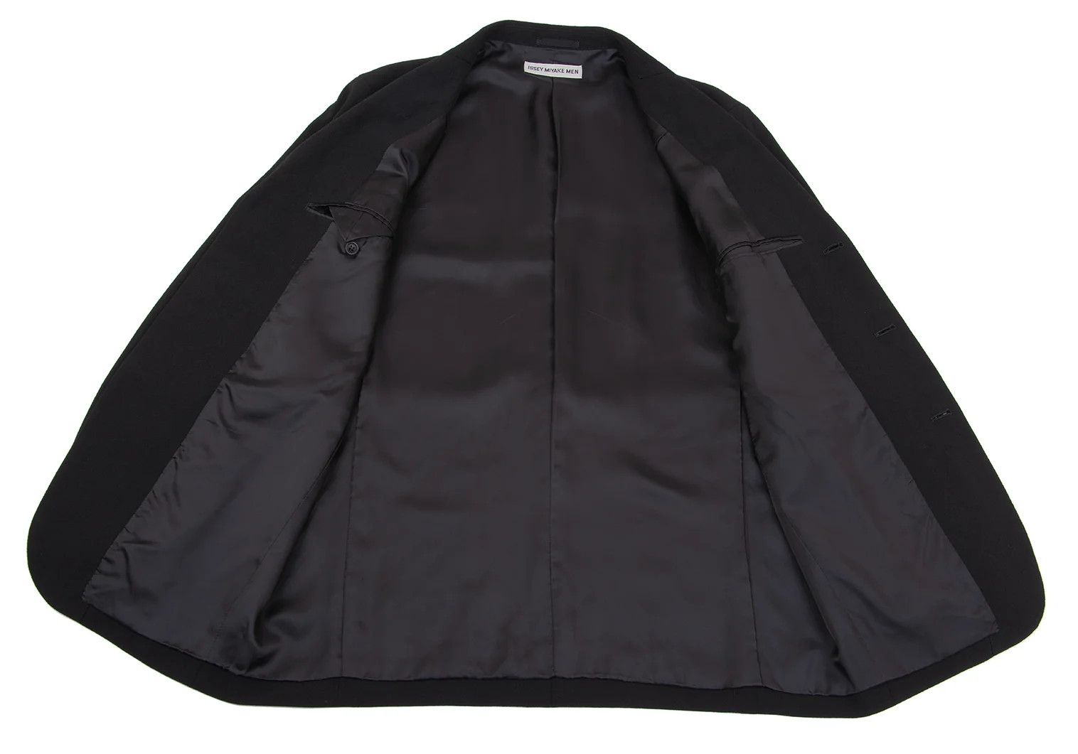 Issey Miyake Wool Pocket Design 3B Jacket in Black Size 3 Size US L / EU 52-54 / 3 - 9 Thumbnail