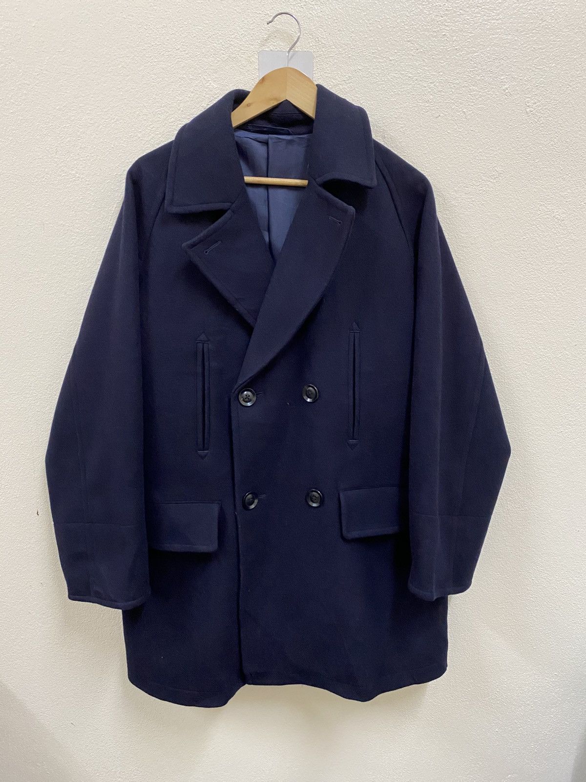 NANO universe Nano Universe Double Breasted Coat Jacket Size US M / EU 48-50 / 2 - 2 Thumbnail