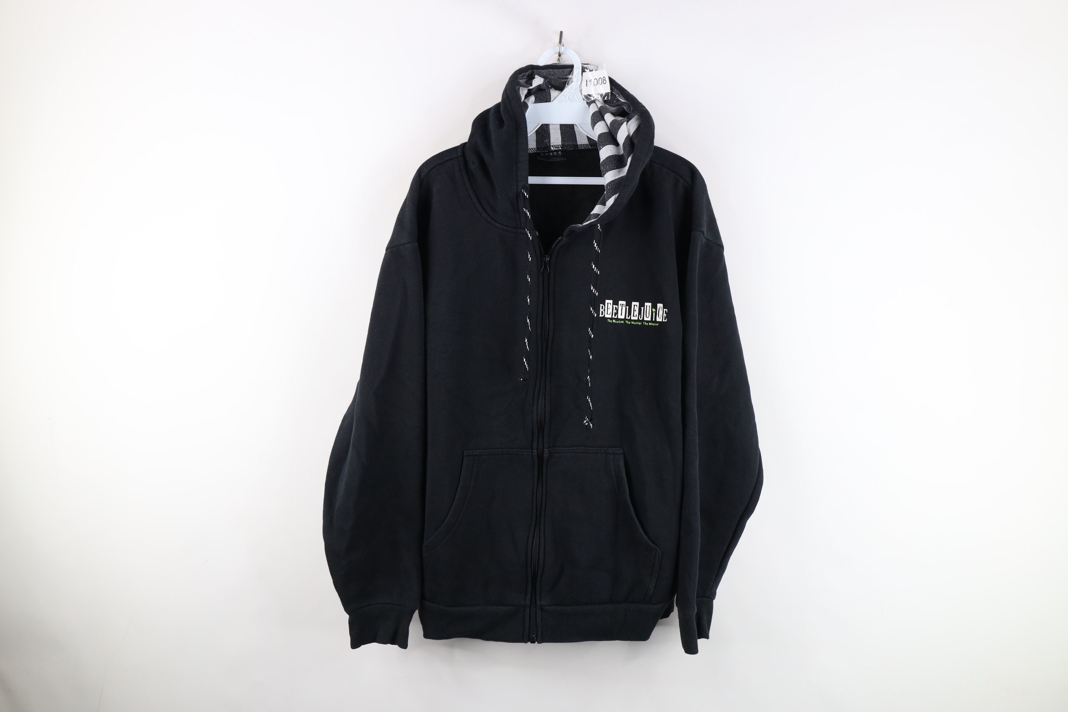 Vintage Vintage Beetlejuice The Musical Full Zip Hoodie Black Size US L / EU 52-54 / 3 - 1 Thumbnail