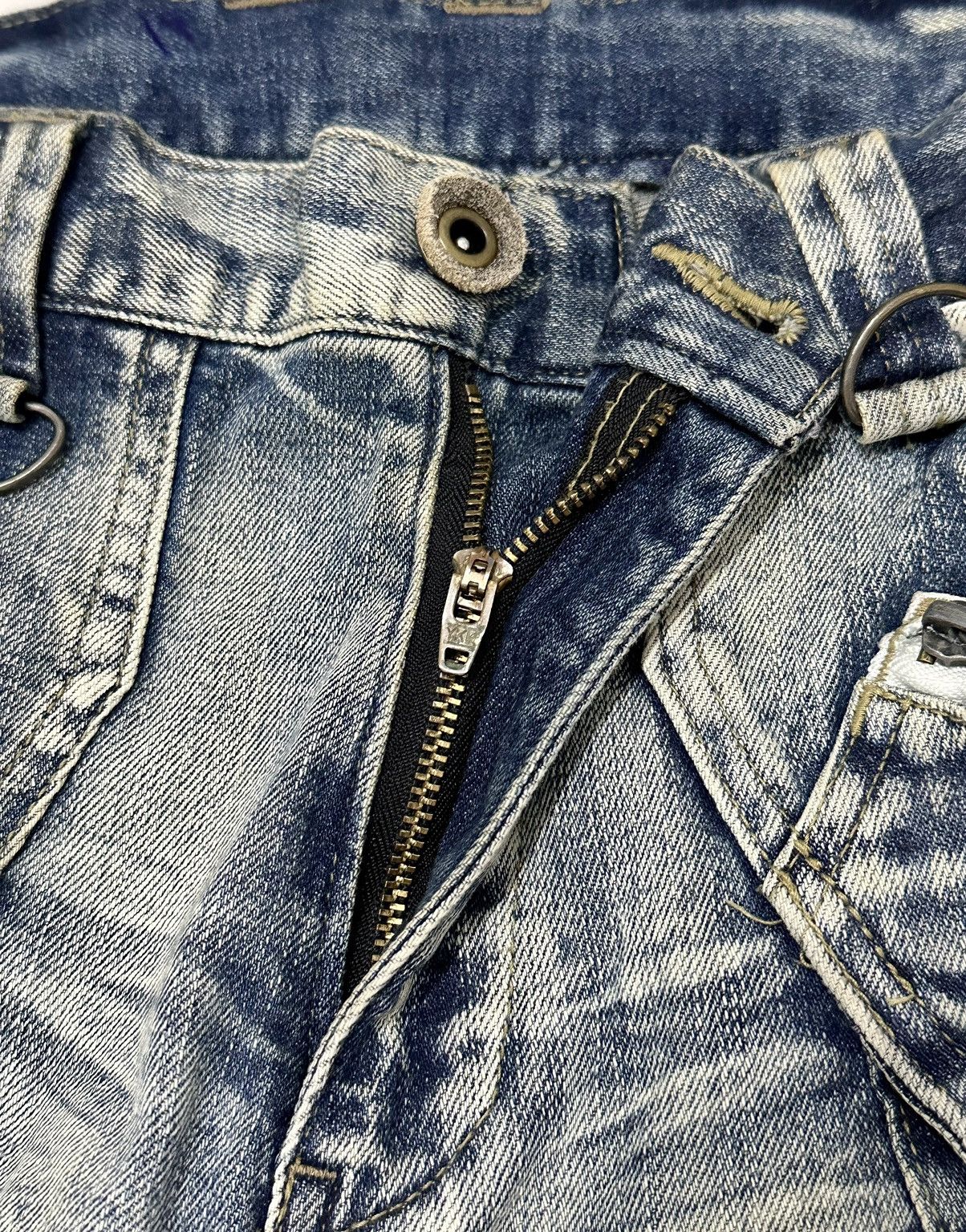 PPFM × Seditionaries PPFM Bondage Curve Banana Biker Denim Jeans Size US 34 / EU 50 - 15 Thumbnail
