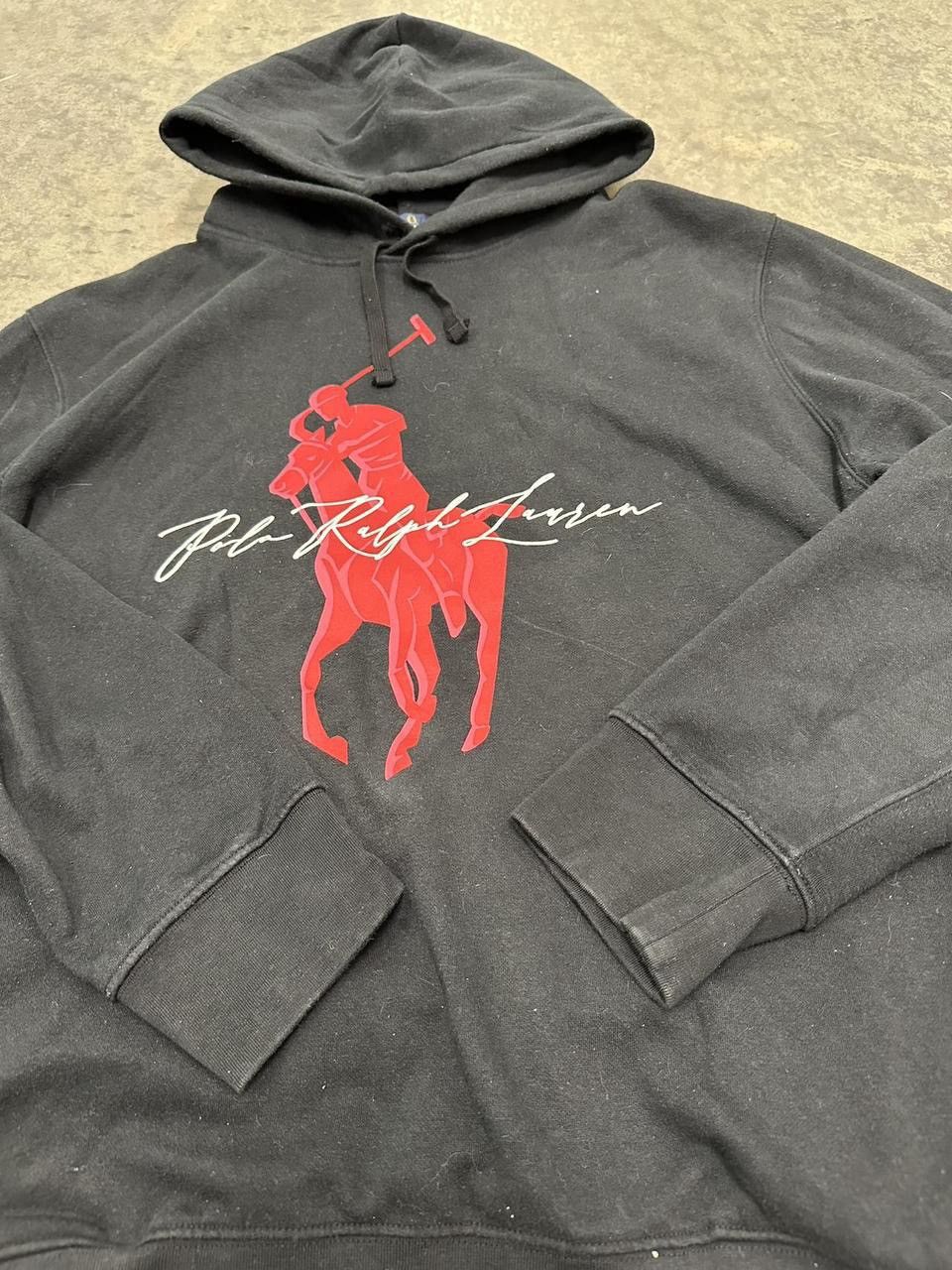 Polo Ralph Lauren Vintage Polo Ralph Lauren Big Pony Hoodie Size XL Size US XL / EU 56 / 4 - 3 Thumbnail