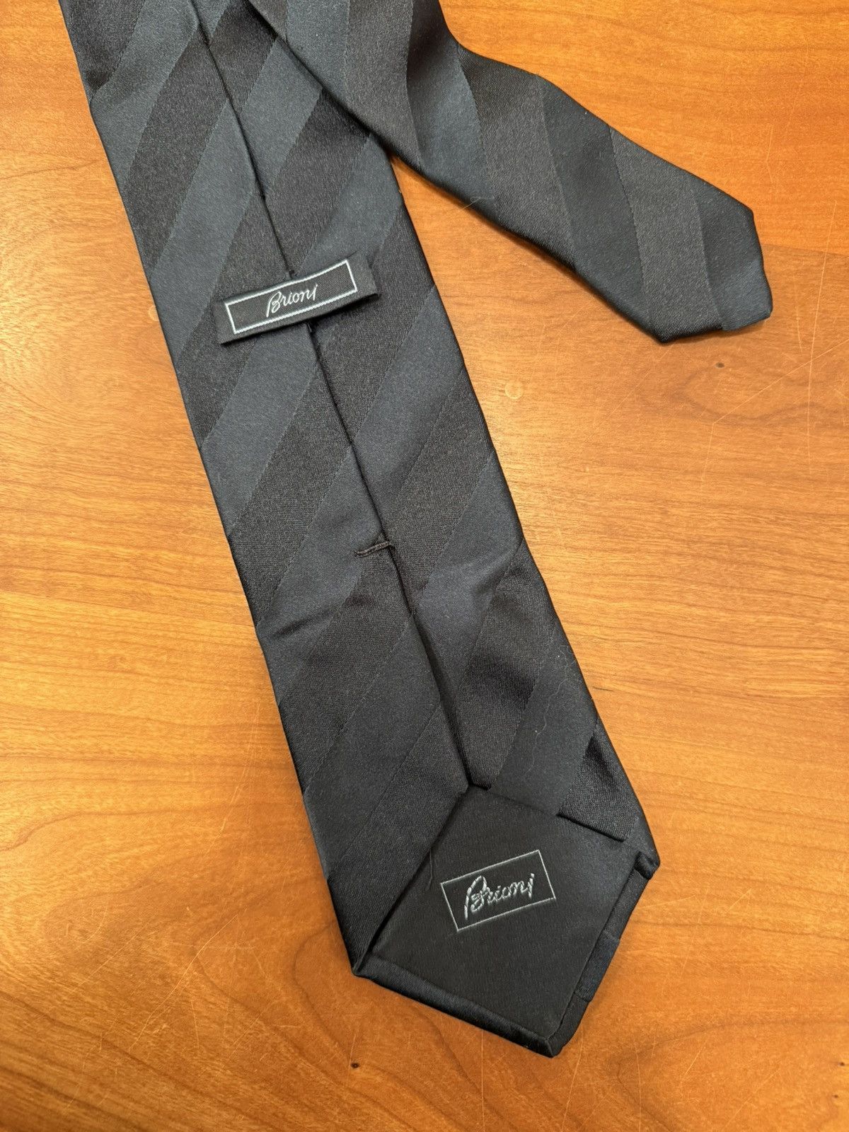 Brioni Brioni silk tie, blue striped Size ONE SIZE - 3 Thumbnail
