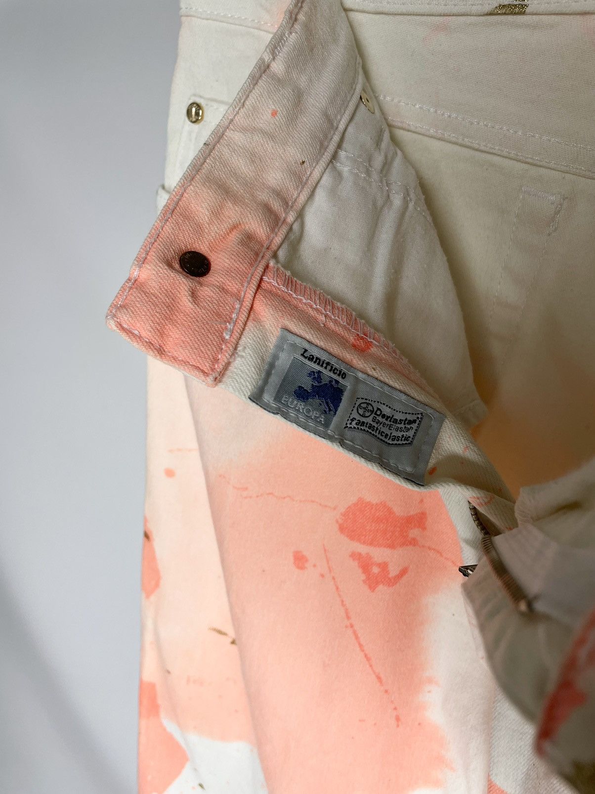 Roberto Cavalli Roberto Cavalli Vintage Paint Graphic White Jeans Just Pants Size US 32 / EU 48 - 15 Thumbnail