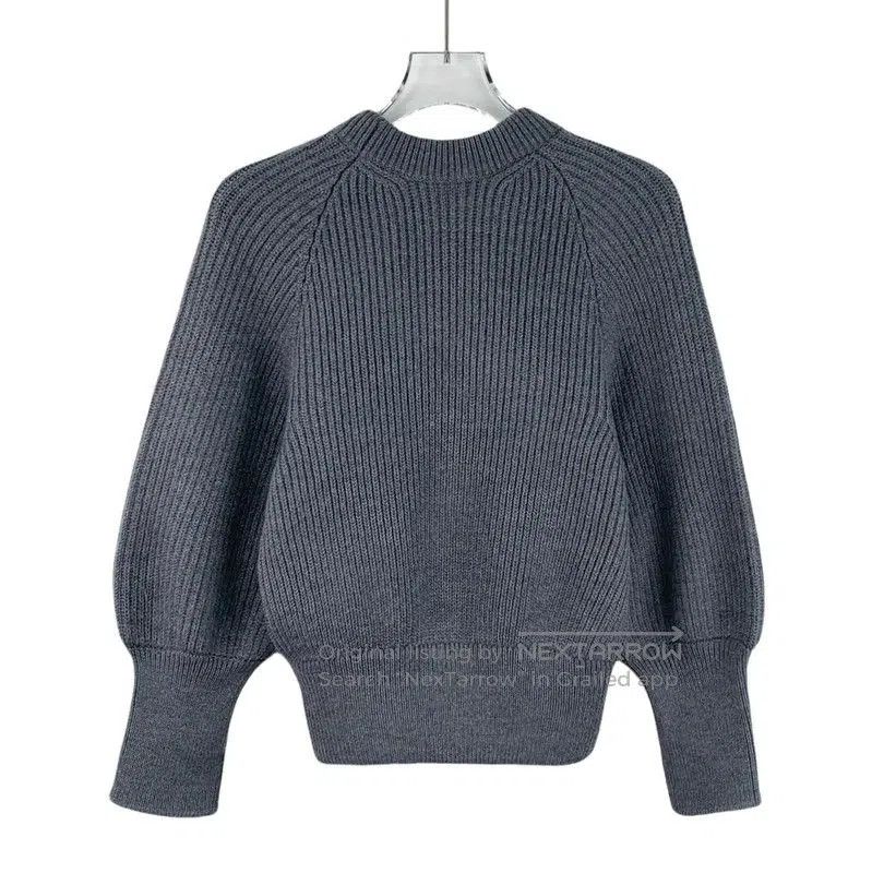 Louis Vuitton Louis Vuitton Women's Dark Gray Wool Sweater . Size S / US 4 / IT 40 - 2 Thumbnail