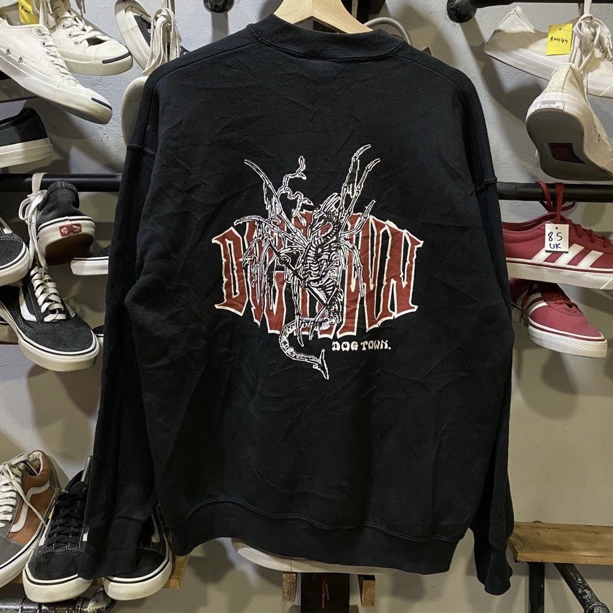 Dogtown × Powell Peralta × Vintage RARE TRUE VINTAGE 1990s DOGTOWN SKATEBOARD SWEATSHIRT Size US L / EU 52-54 / 3 - 1 Thumbnail
