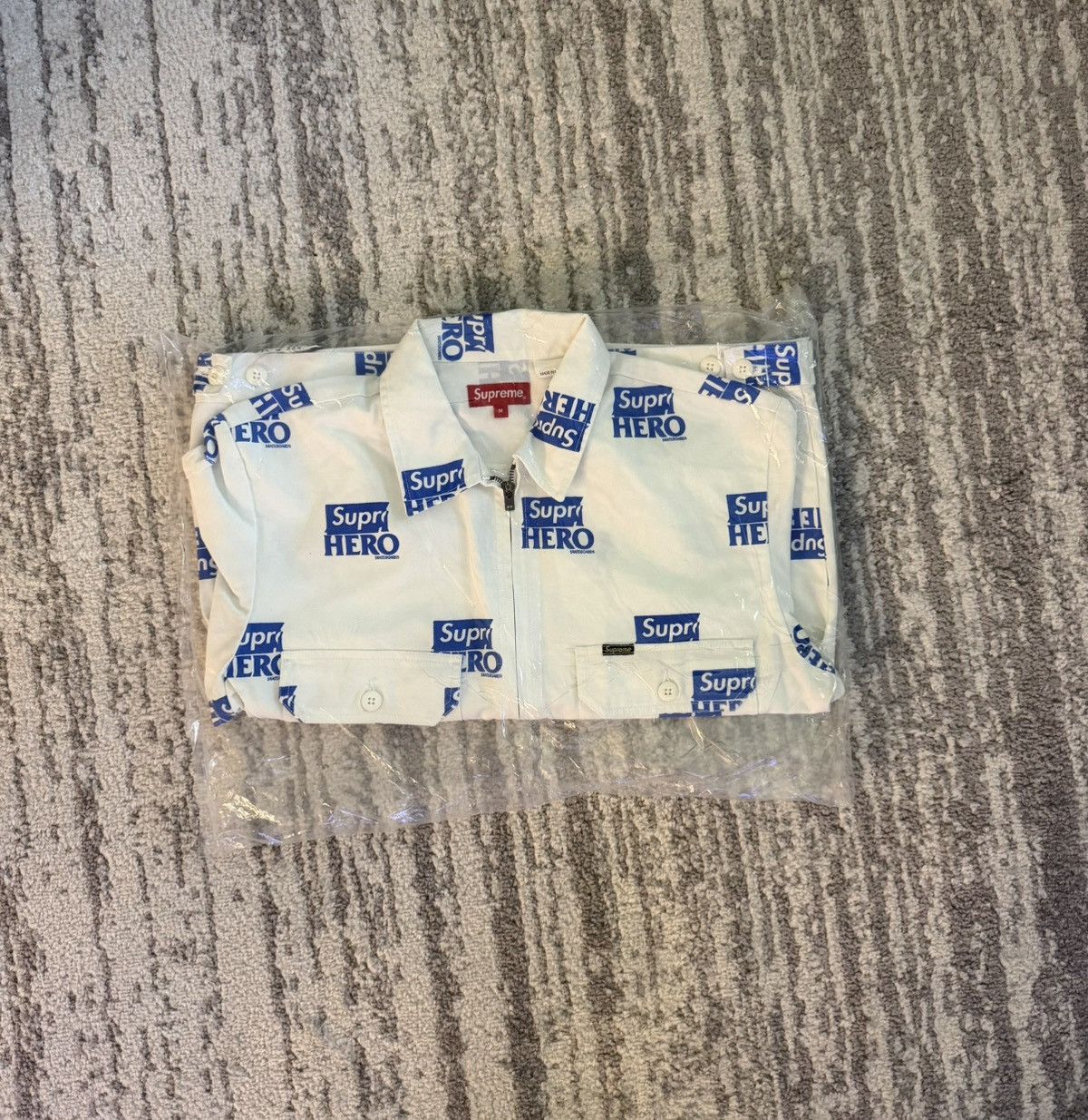 Antihero × Supreme Supreme x Antihero Hero Work Jacket White Blue New Medium Size US M / EU 48-50 / 2 - 10 Thumbnail
