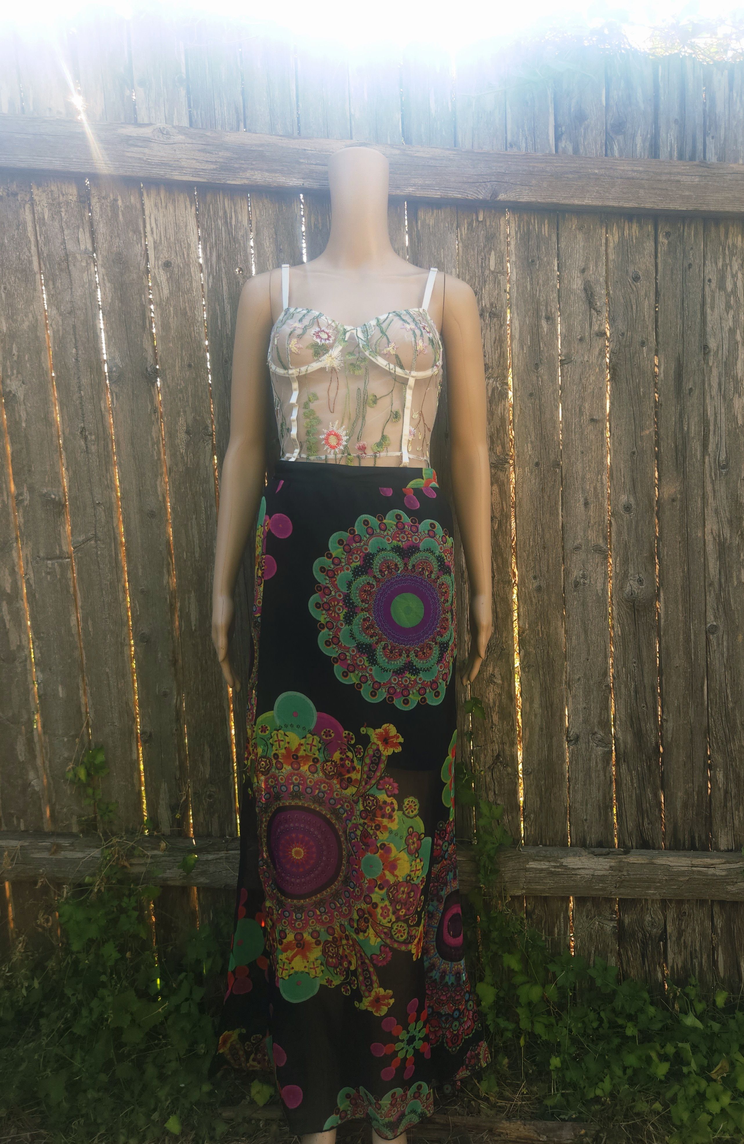 Other Desigual Tye Dyed Y2k Maxi Skirt Size 42" / US 20 - 1 Thumbnail