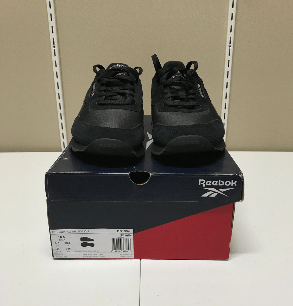 Reebok REEBOK ROYAL NYLON ALL BLACK 10.5 Size US 10.5 / EU 43-44 - 2 Thumbnail