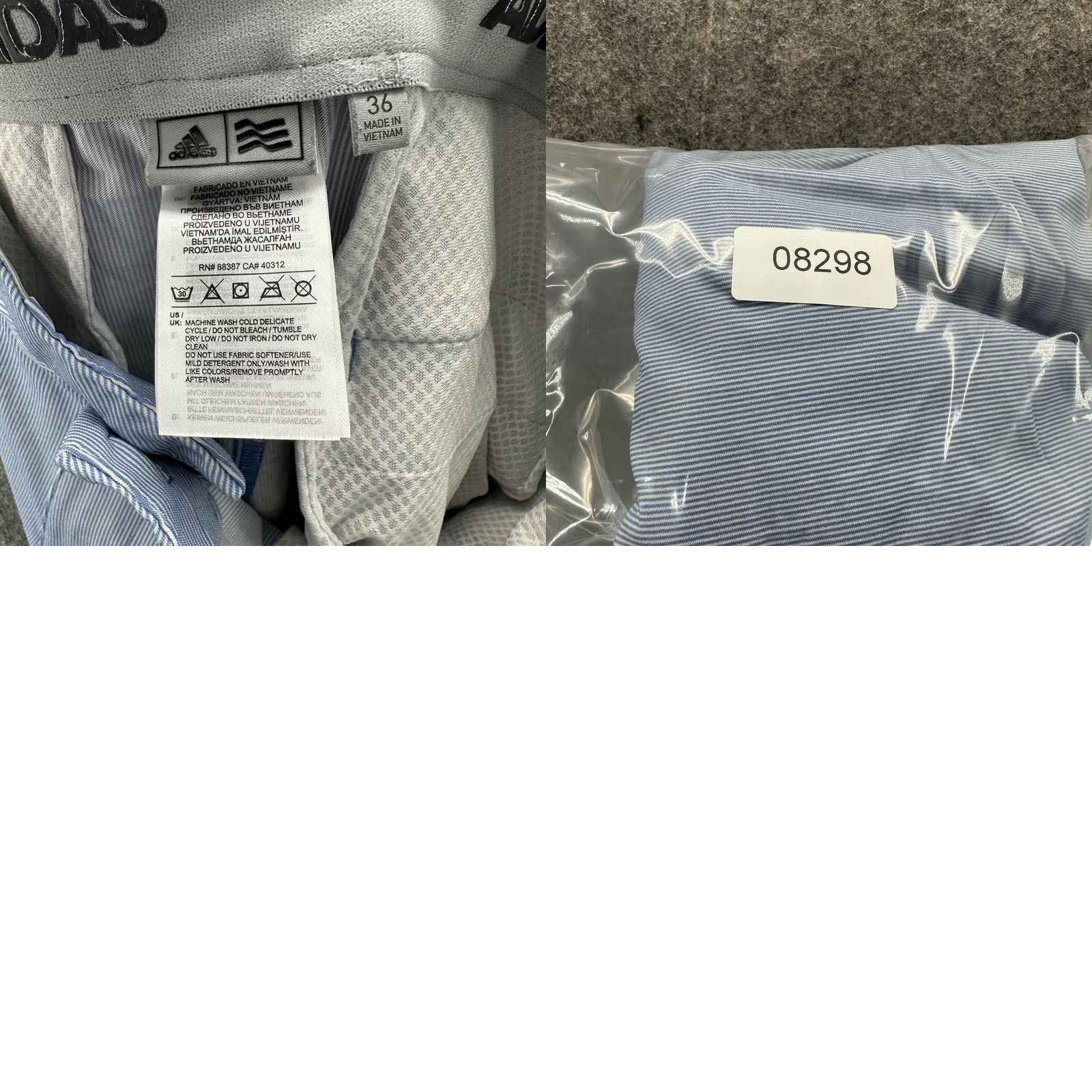 Adidas Adidas Shorts Men 36 Blue Outdoors Pocket 365 Athletic Golf Chino Trefoil Soft Size US 36 / EU 52 - 9 Thumbnail