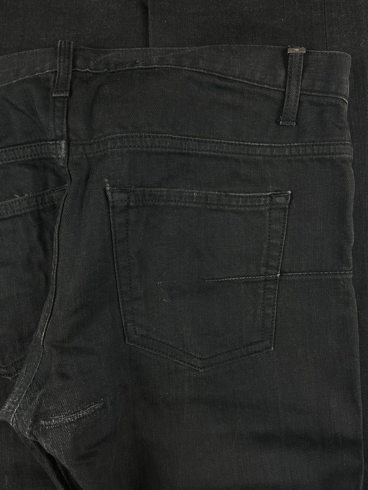 Dior AW08 Dior Homme Waxed Coated Denim Black Size US 30 / EU 46 - 4 Thumbnail
