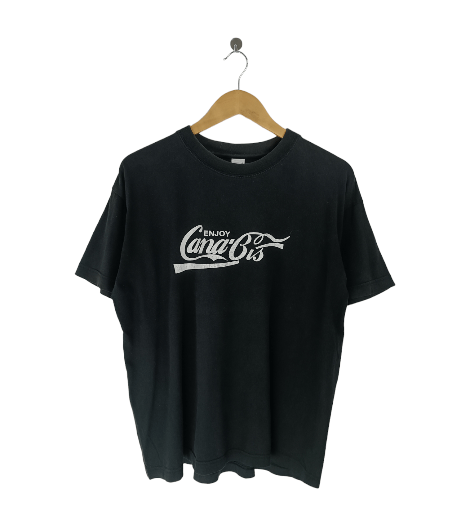Vintage VINTAGE 2000s FADED ENJOY CANNABIS MARIJUANA HIGH CULTURE TS Size US L / EU 52-54 / 3 - 1 Thumbnail