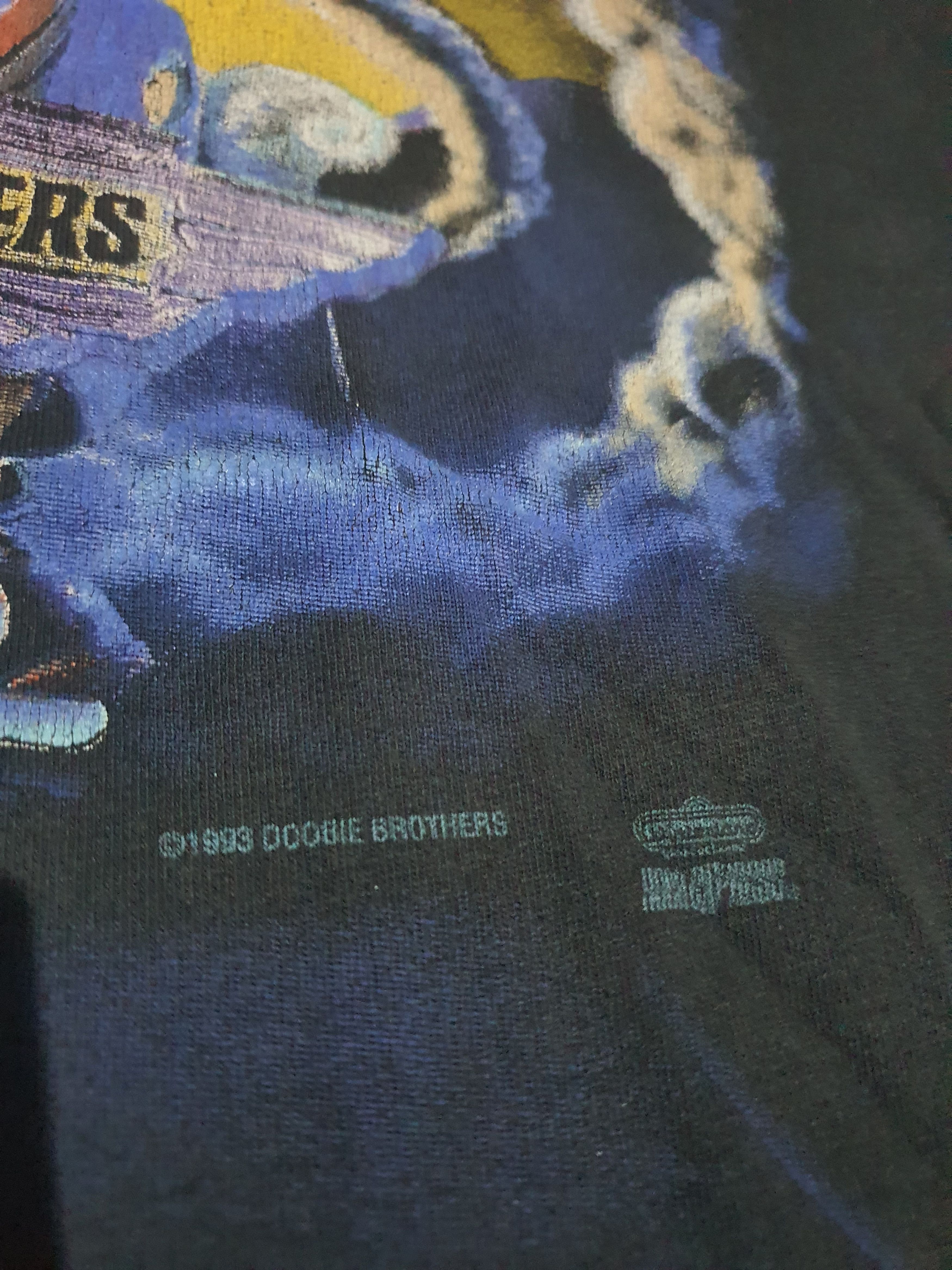 Band Tees 🌈 Doobie Brothers 24 years,Rolling Stones Deep Purple Kiss Size US L / EU 52-54 / 3 - 3 Thumbnail