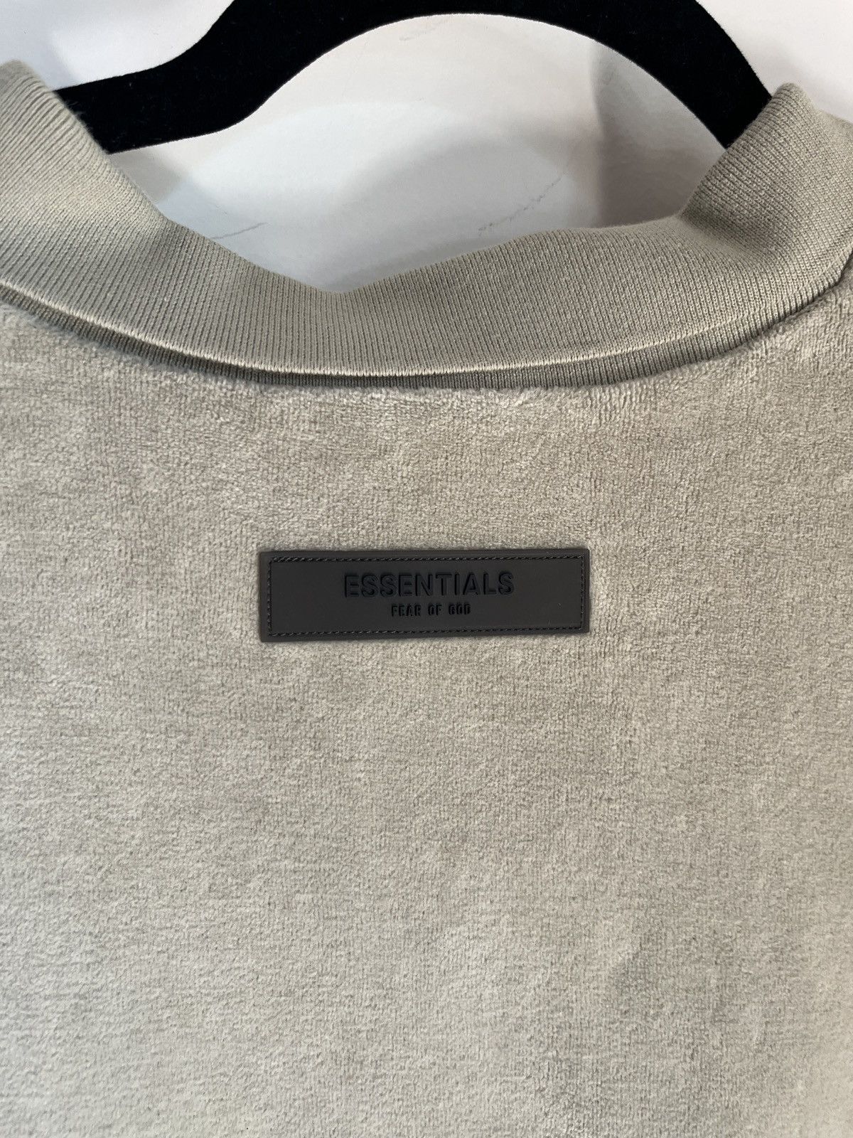 Fear of God NWT Fear of God Essentials Velour Sleeveless Polo Seafoam Size XL / US 12-14 / IT 48-50 - 3 Thumbnail