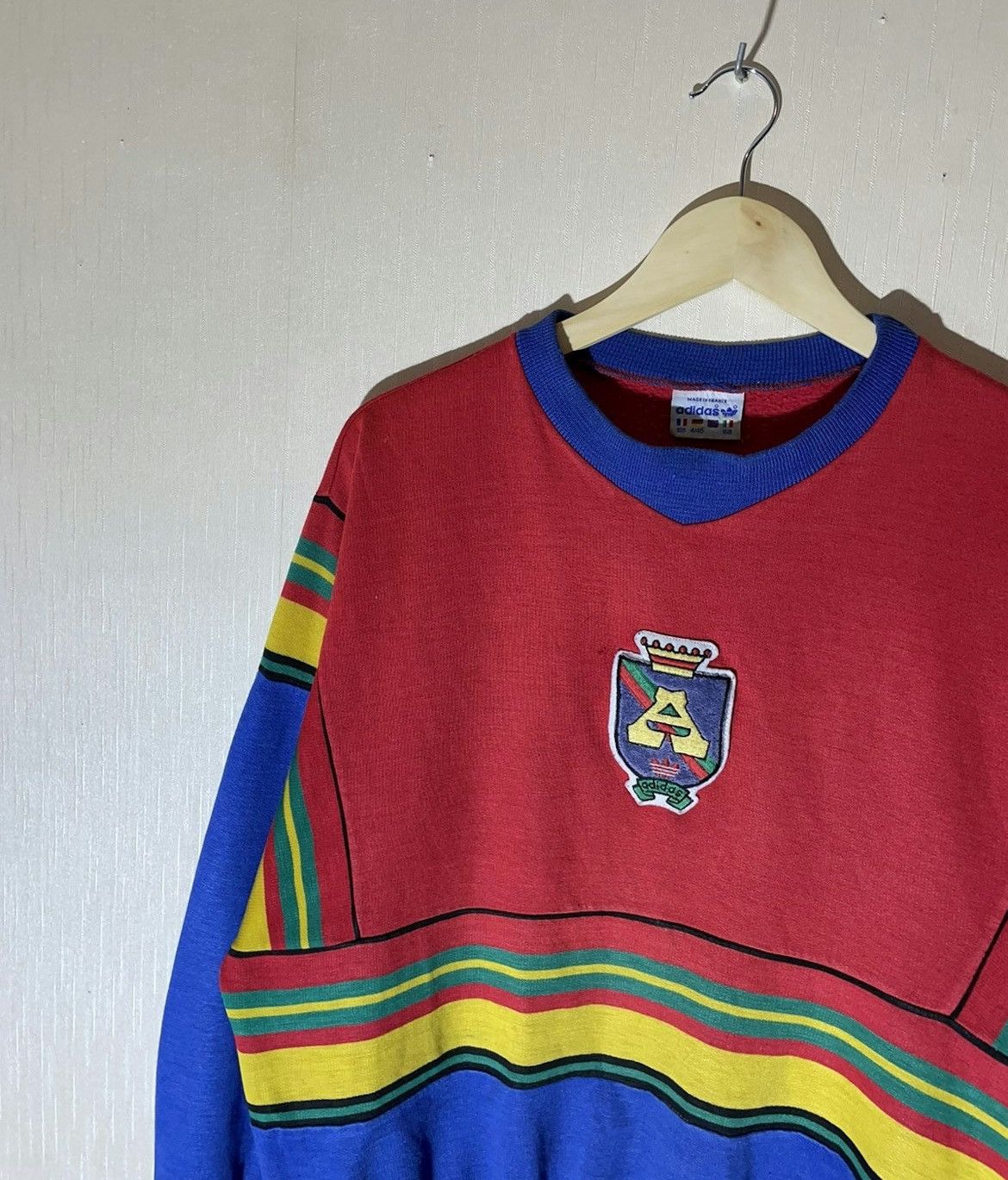 Adidas × Vintage Adidas Ventex very rare y2k sweatshirt 80-90s Size US S / EU 44-46 / 1 - 4 Thumbnail