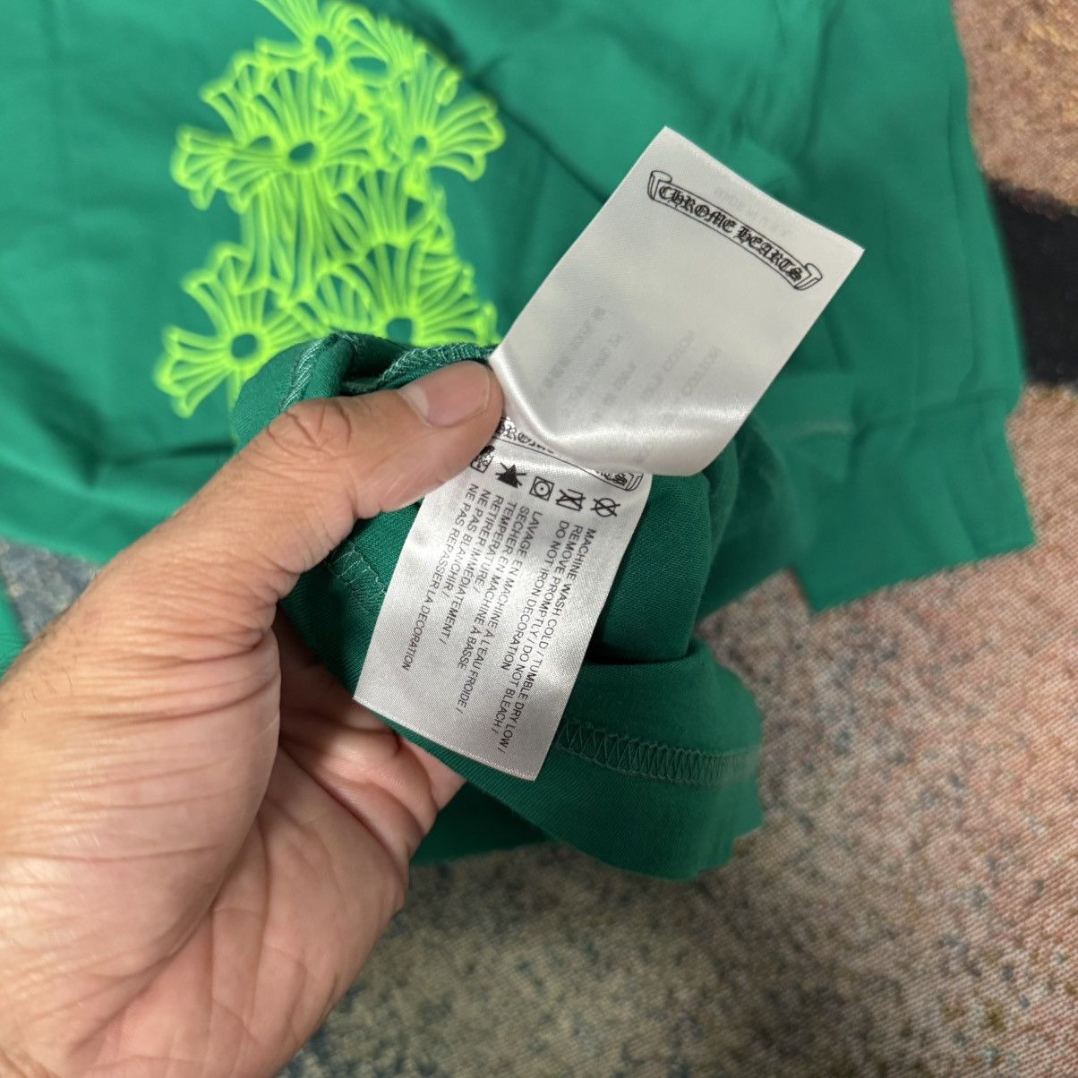 Chrome Hearts CHROME HEARTS CEMETERY CROSS LONG SLEEVE TEE GREEN Size US L / EU 52-54 / 3 - 9 Thumbnail
