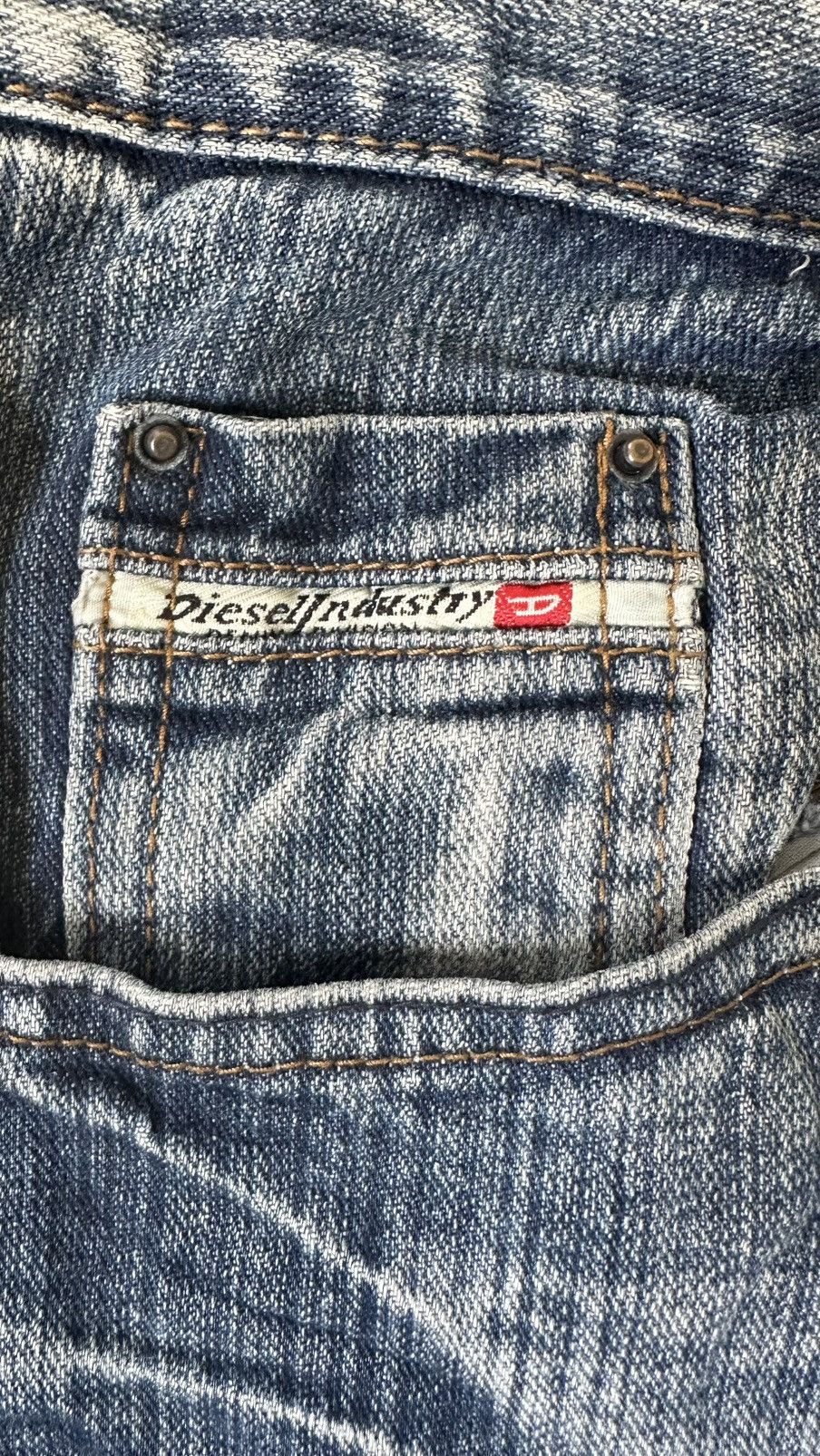 Diesel VINTAGE DIESEL INDUSTRY DENIM DIVISION JEANS Size US 38 / EU 54 - 5 Thumbnail