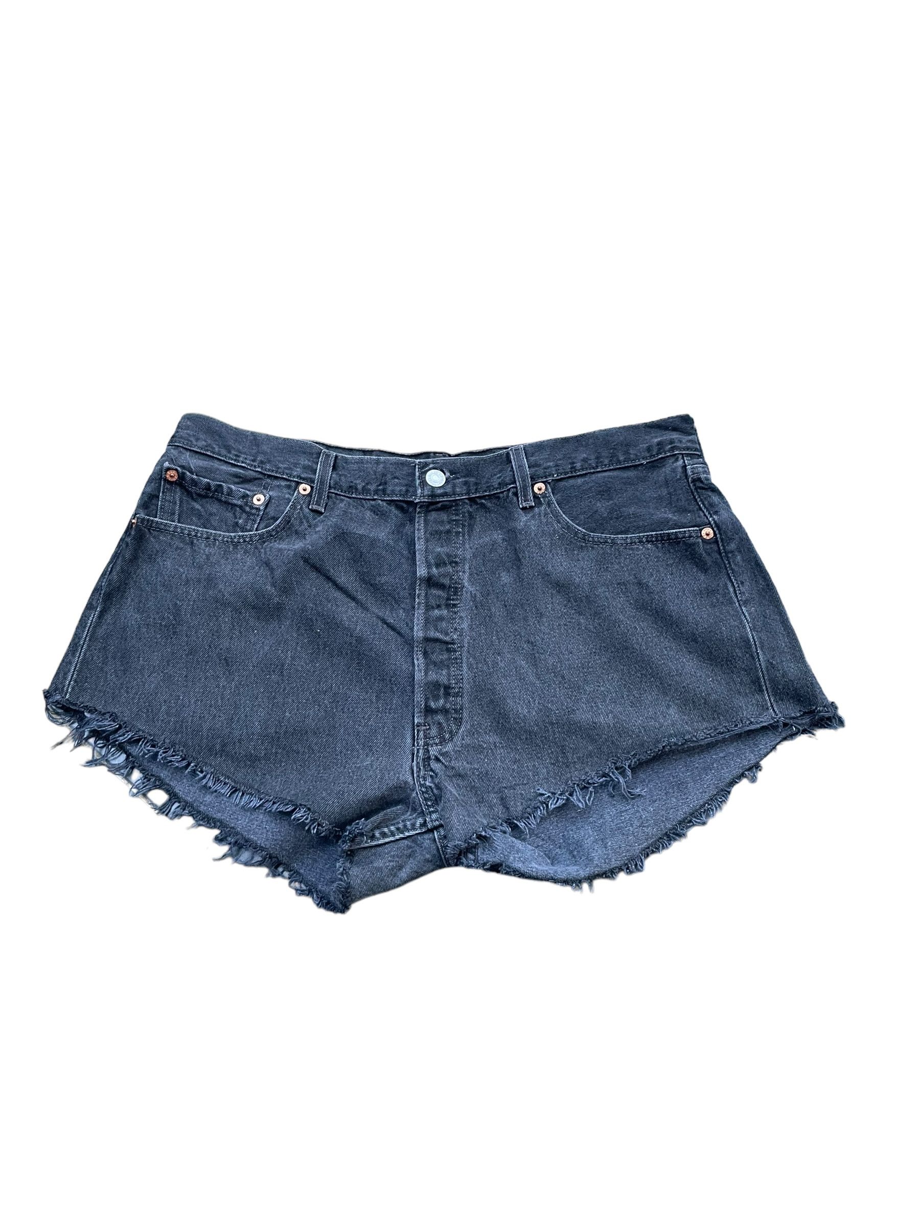 Levi's Vintage Levis 501 e Faded Denim Short Size 37" - 2 Thumbnail