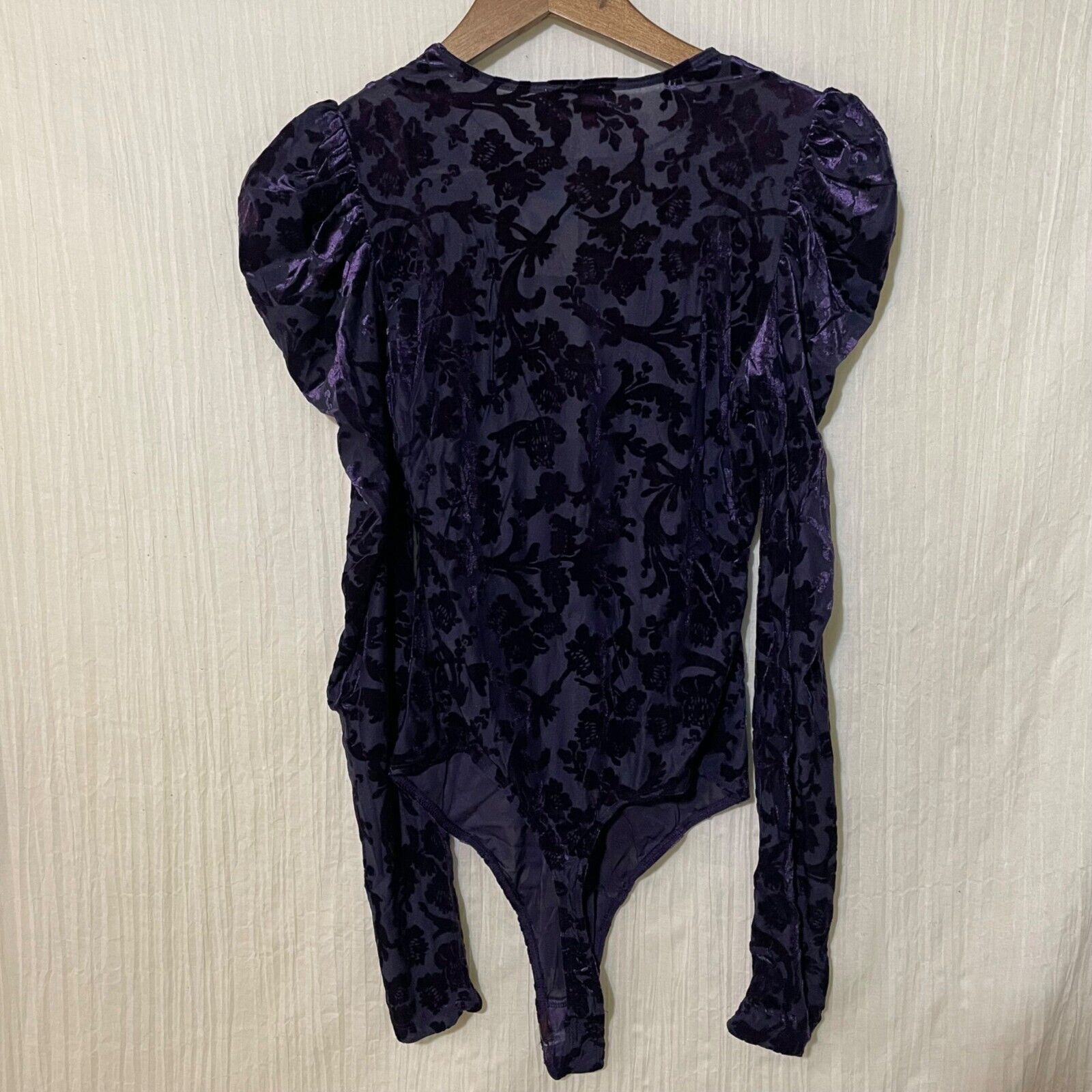 Free People Free People Velvet Burnout Bodysuit Deep Sea New Small Size S / US 4 / IT 40 - 7 Thumbnail