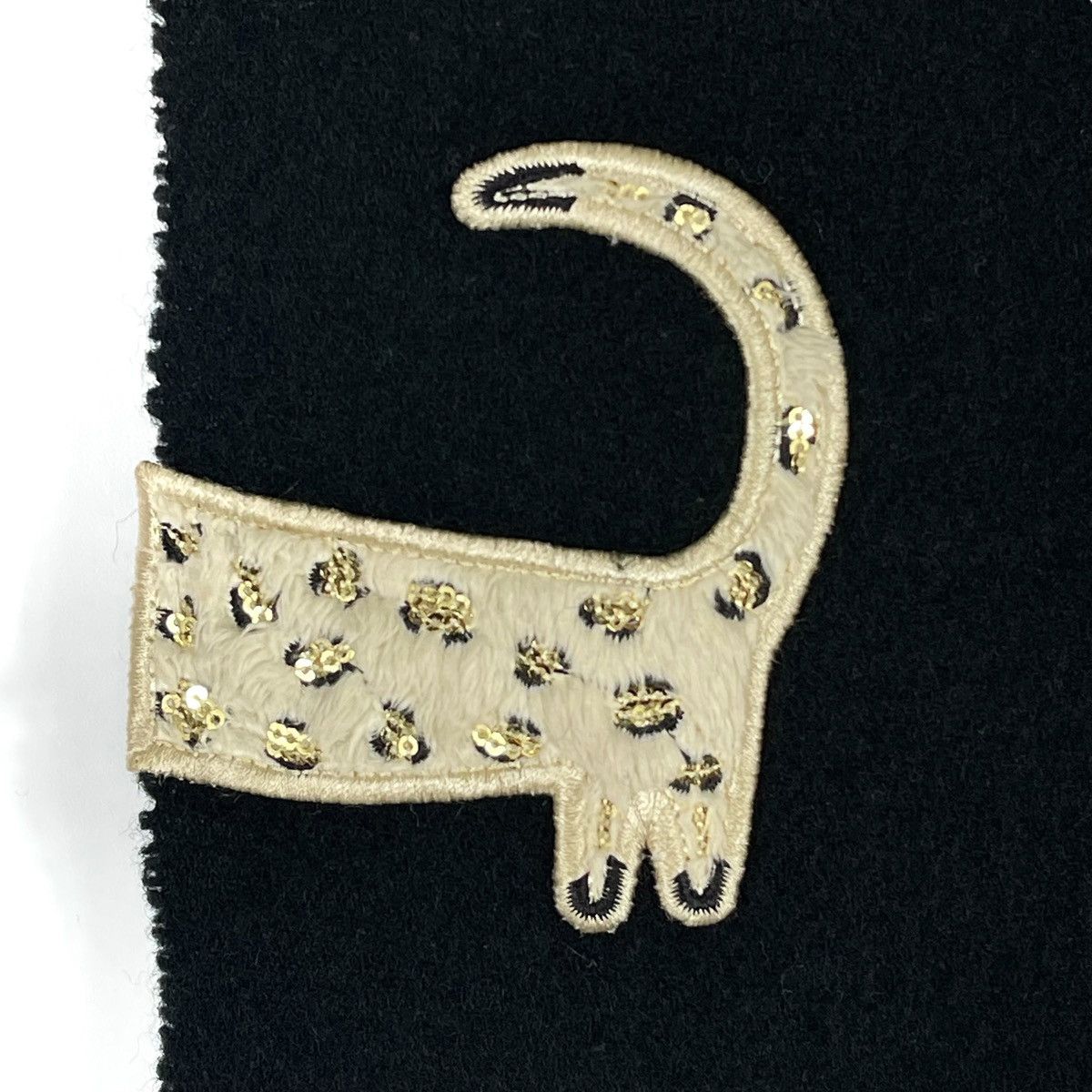 Issey Miyake × Tsumori Chisato Vintage Tsumori Chisato Gibi Wear Black Large Scarf Muffler Size ONE SIZE - 5 Thumbnail