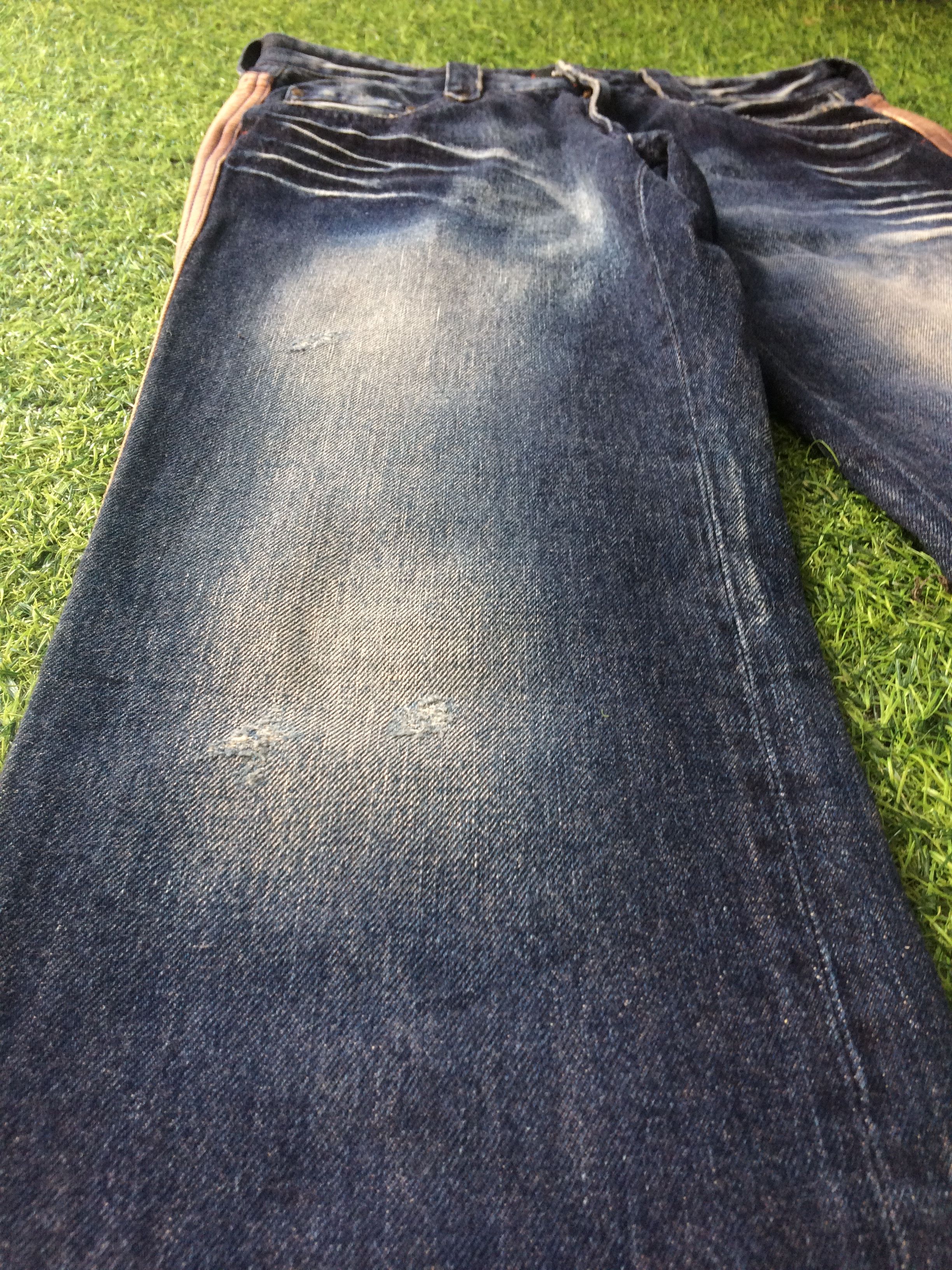 Japanese Brand Japan Two Tone Side Panel Jeans #D-349 Size 28" / US 6 / IT 42 - 6 Thumbnail
