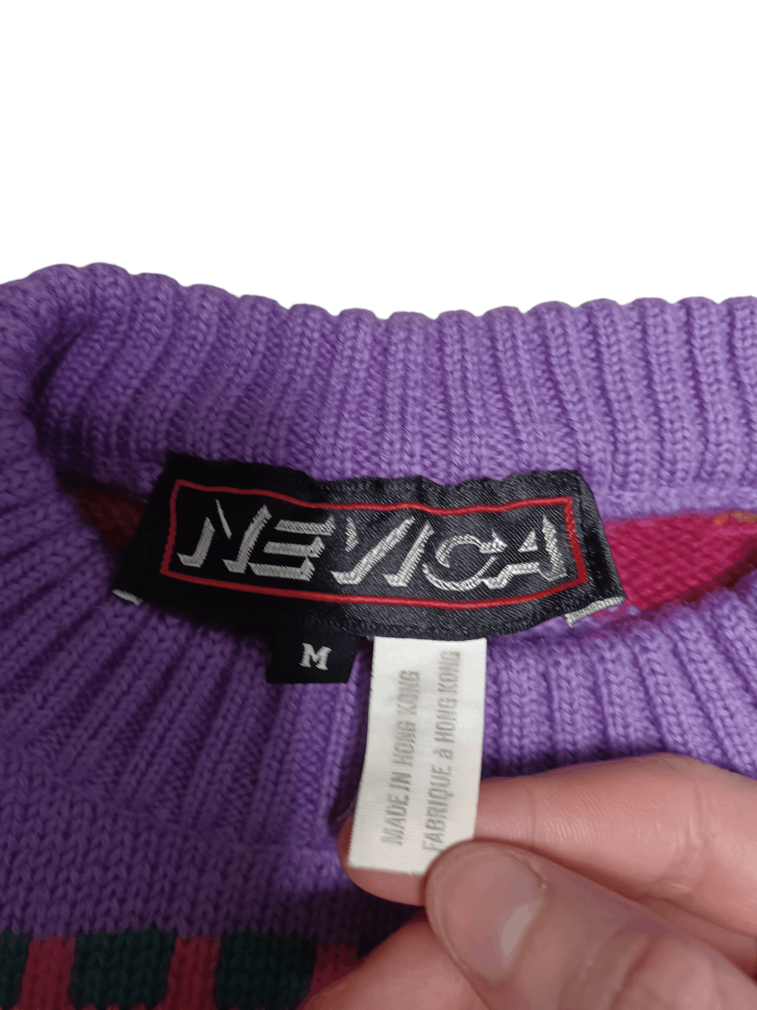 Nevica 100% WOOL NEVICA VINTAGE 90S MADE IN HONG KONG SWEATER Size US M / EU 48-50 / 2 - 4 Thumbnail