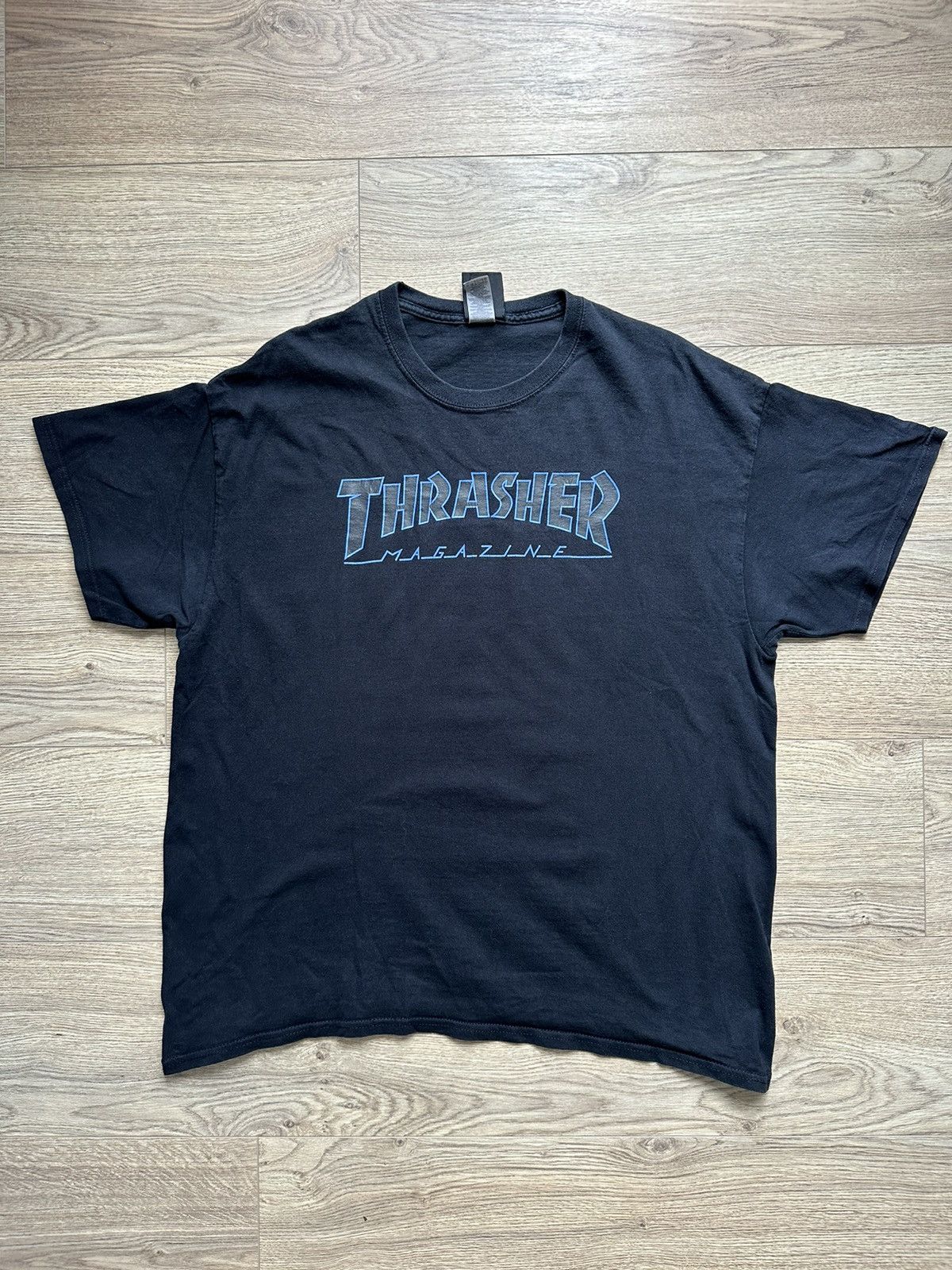 Thrasher THRASHER magazine vintage black t-shirt Size US XL / EU 56 / 4 - 7 Thumbnail