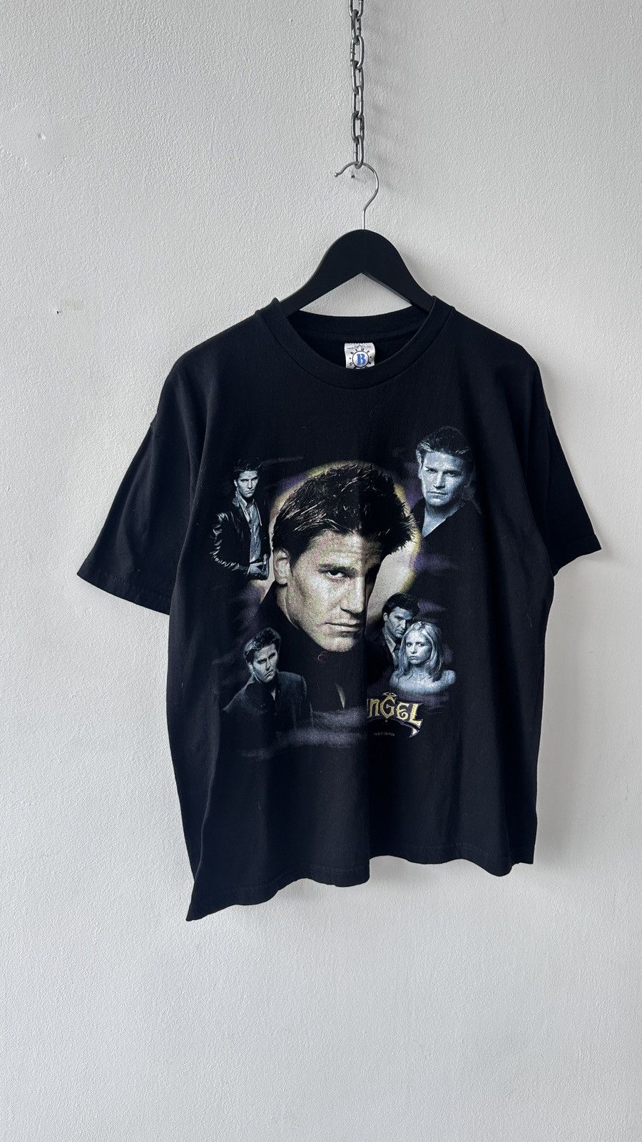 Other Angel Vampire Shirt Blue Grape 00s Buffy The Vampire Slayer Size US L / EU 52-54 / 3 - 2 Thumbnail