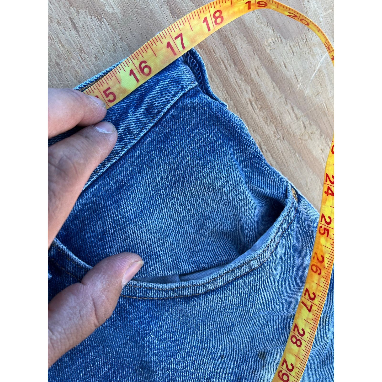 Carhartt Carhartt Jeans Mens 34x36 Blue Denim Work Pants relaxed Fit Size US 34 / EU 50 - 6 Thumbnail
