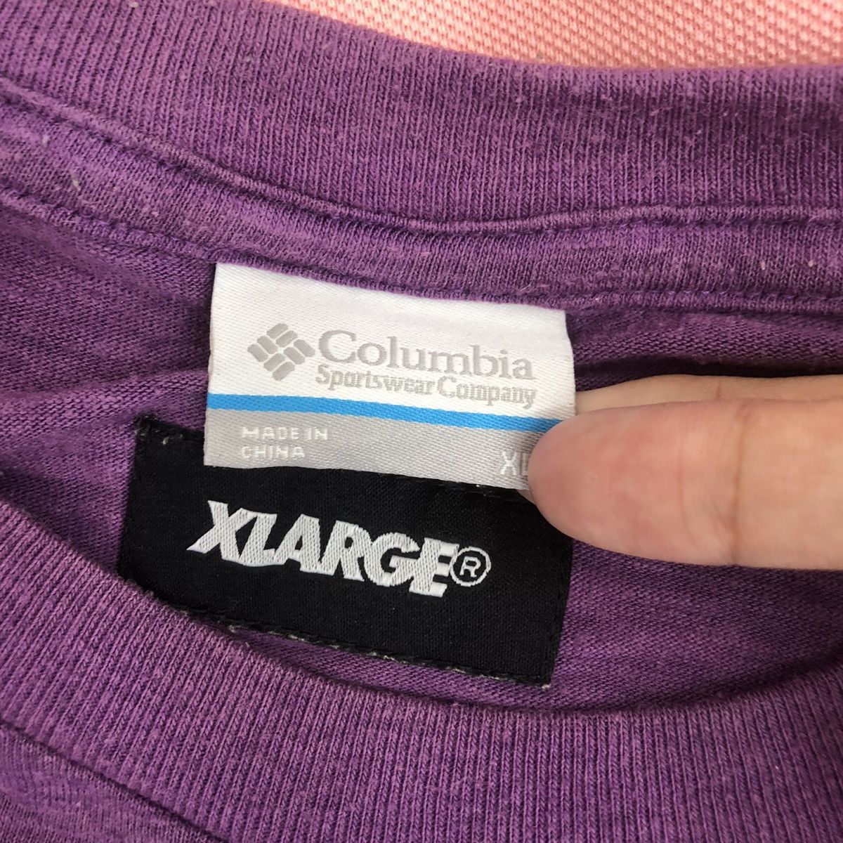 Columbia XLARGE CLOTHING x COLUMBIA Baggy Tee Shirt Top Striped Skate Size US XL / EU 56 / 4 - 5 Thumbnail