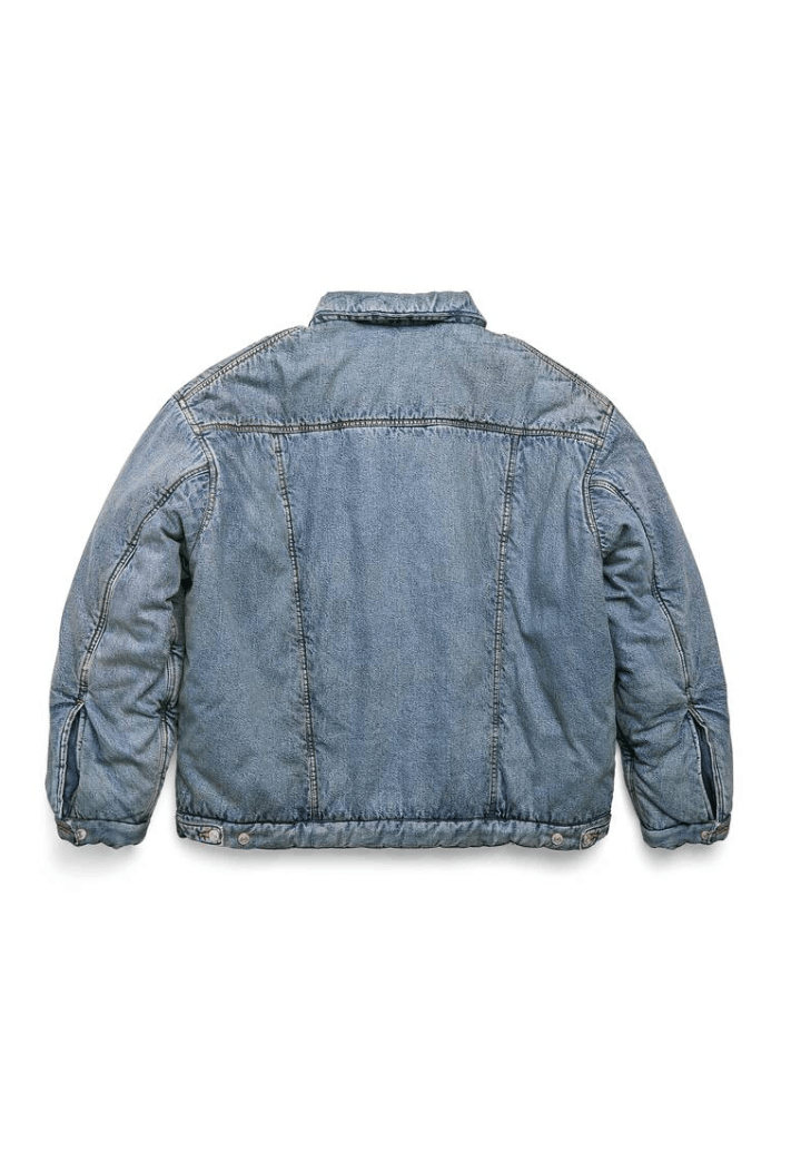 Balenciaga BALENCIAGA Padded Denim Jacket Size US M / EU 48-50 / 2 - 2 Thumbnail