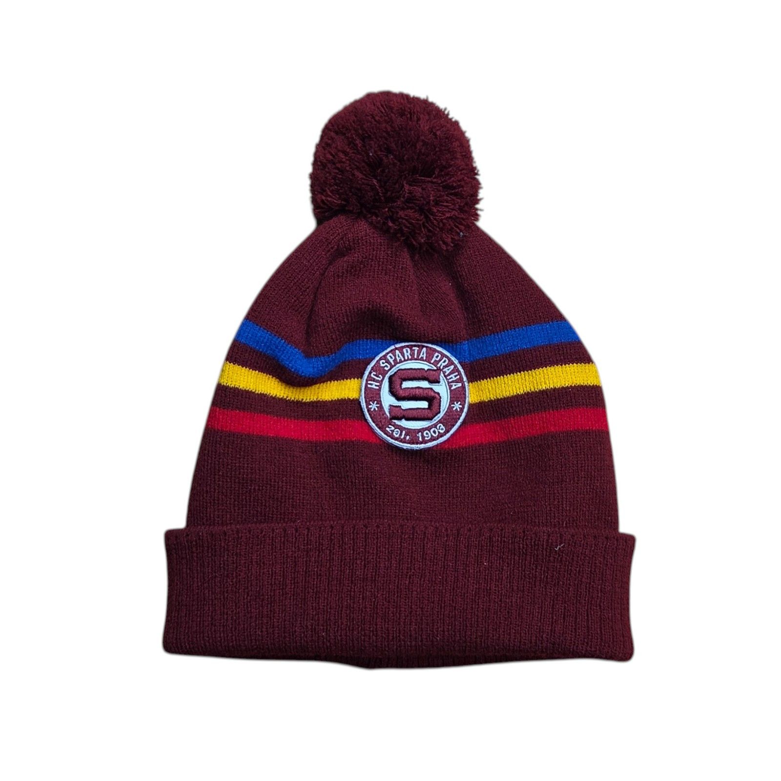 Vintage Sparta Praha Prague Football Soccer Winter Beanie Hat Size ONE SIZE - 1 Thumbnail