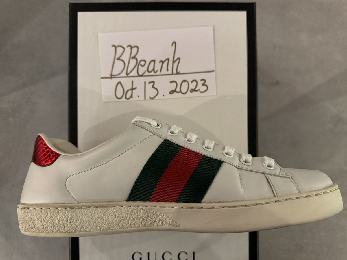 Gucci Gucci ace Snake Sneaker Size US 6 / EU 39 - 5 Thumbnail