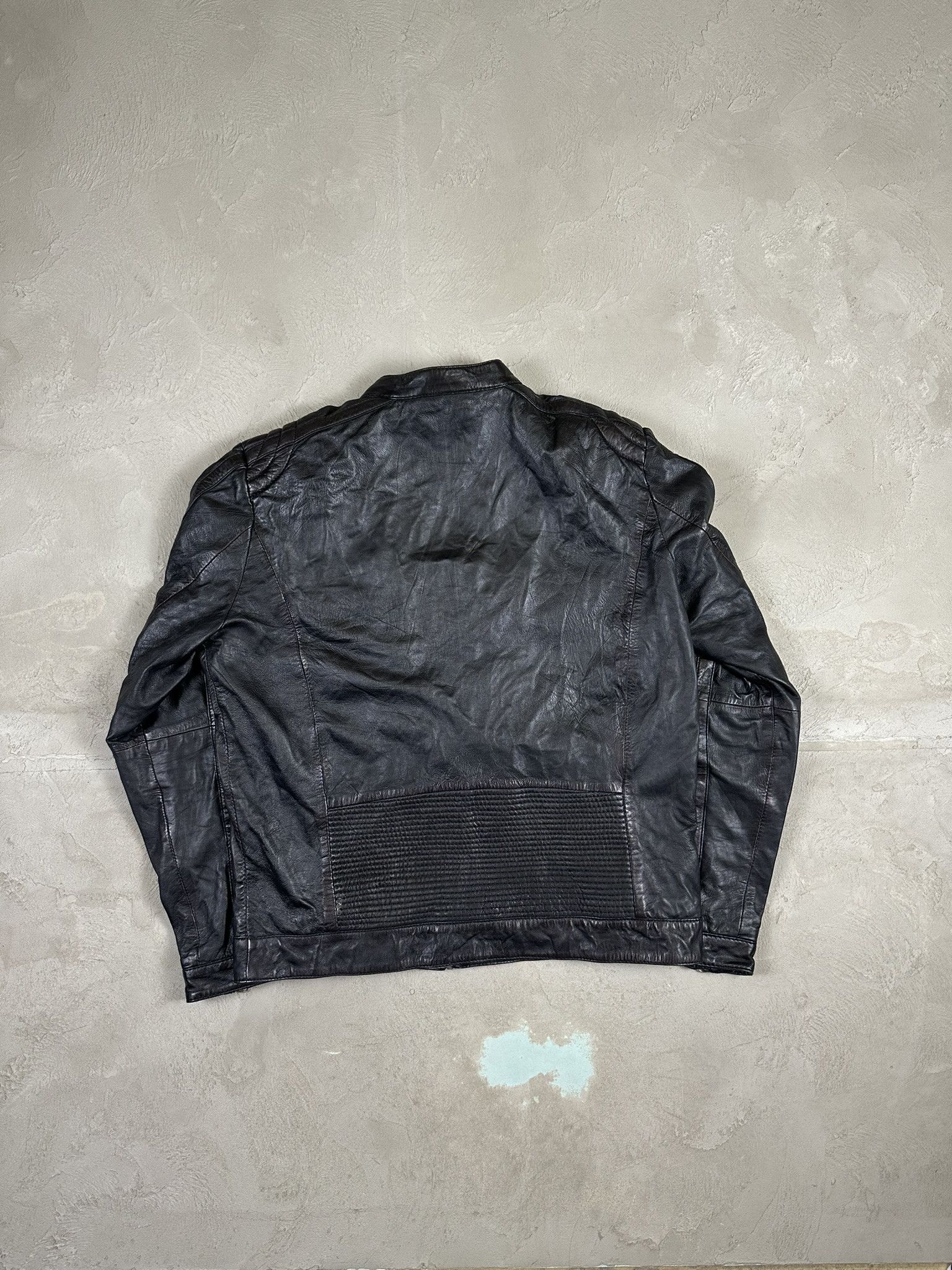 Mustang 90s Vintage Mustang Leather Racing Biker Boxy Jacket Size US XL / EU 56 / 4 - 10 Thumbnail